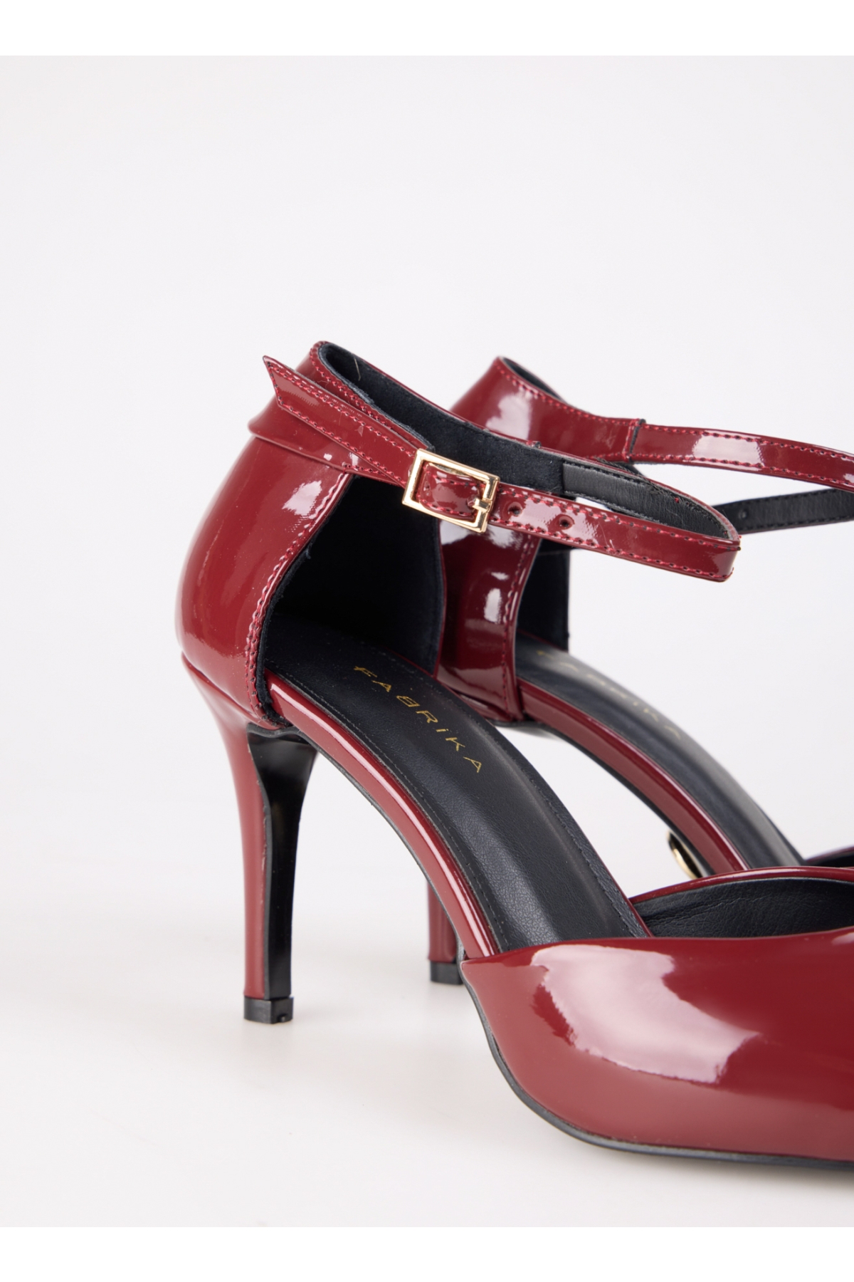Bordo Kadın Topuklu Ayakkabı ALASTAR - Görsel 6