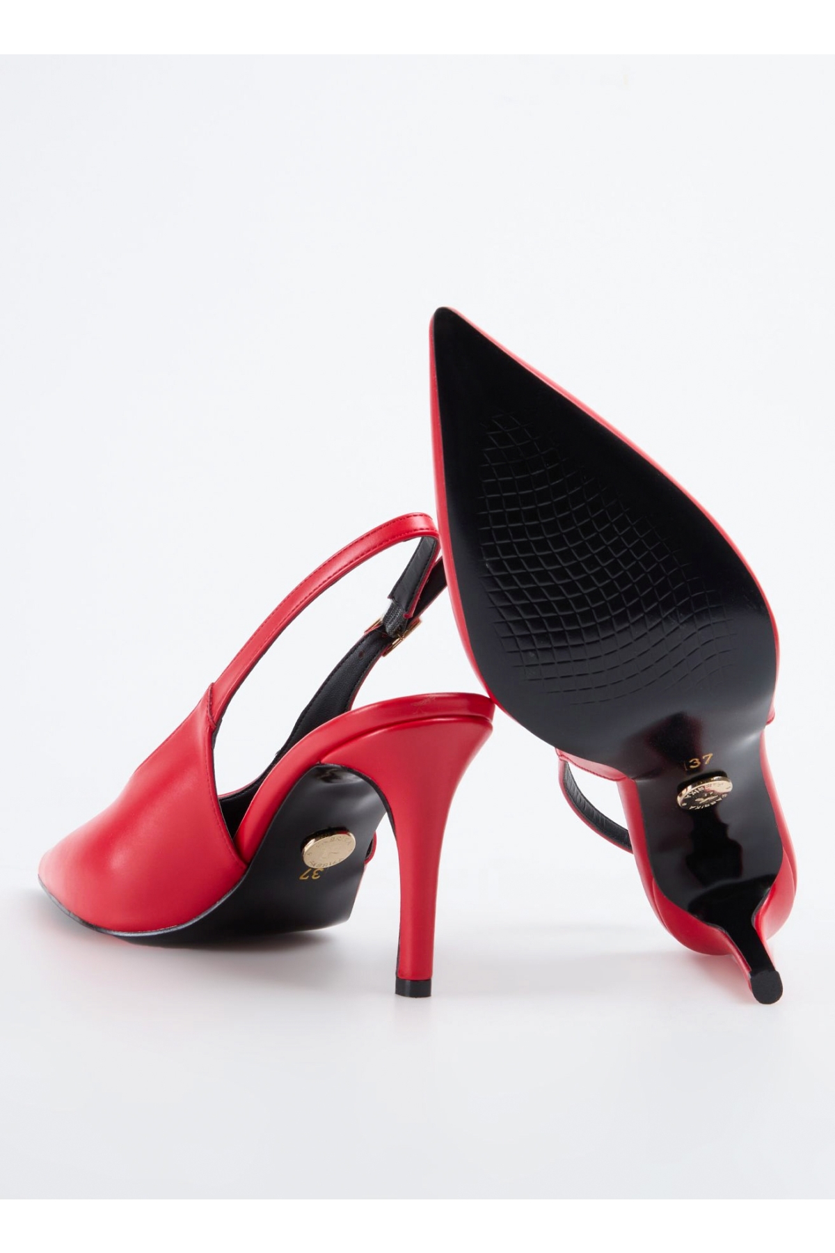 Kırmızı Kadın Stiletto HOLM - Görsel 5