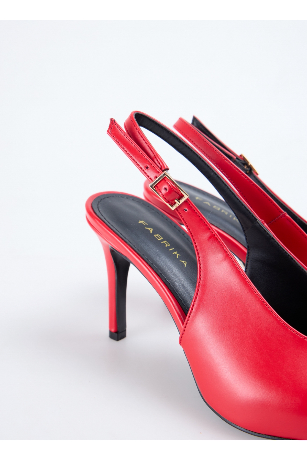 Kırmızı Kadın Stiletto HOLM - Görsel 6