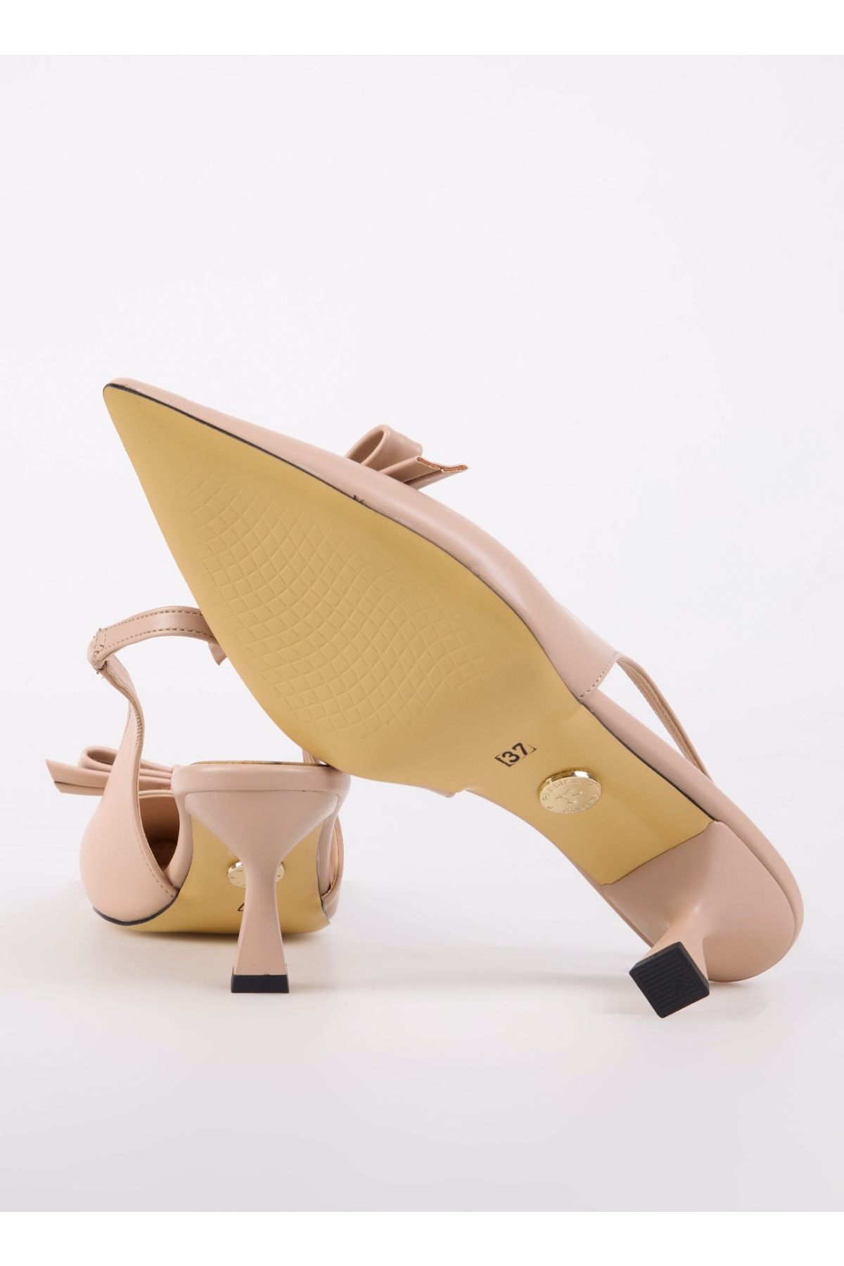 Bej Kadın Topuklu Ayakkabı COLUM - Görsel 5