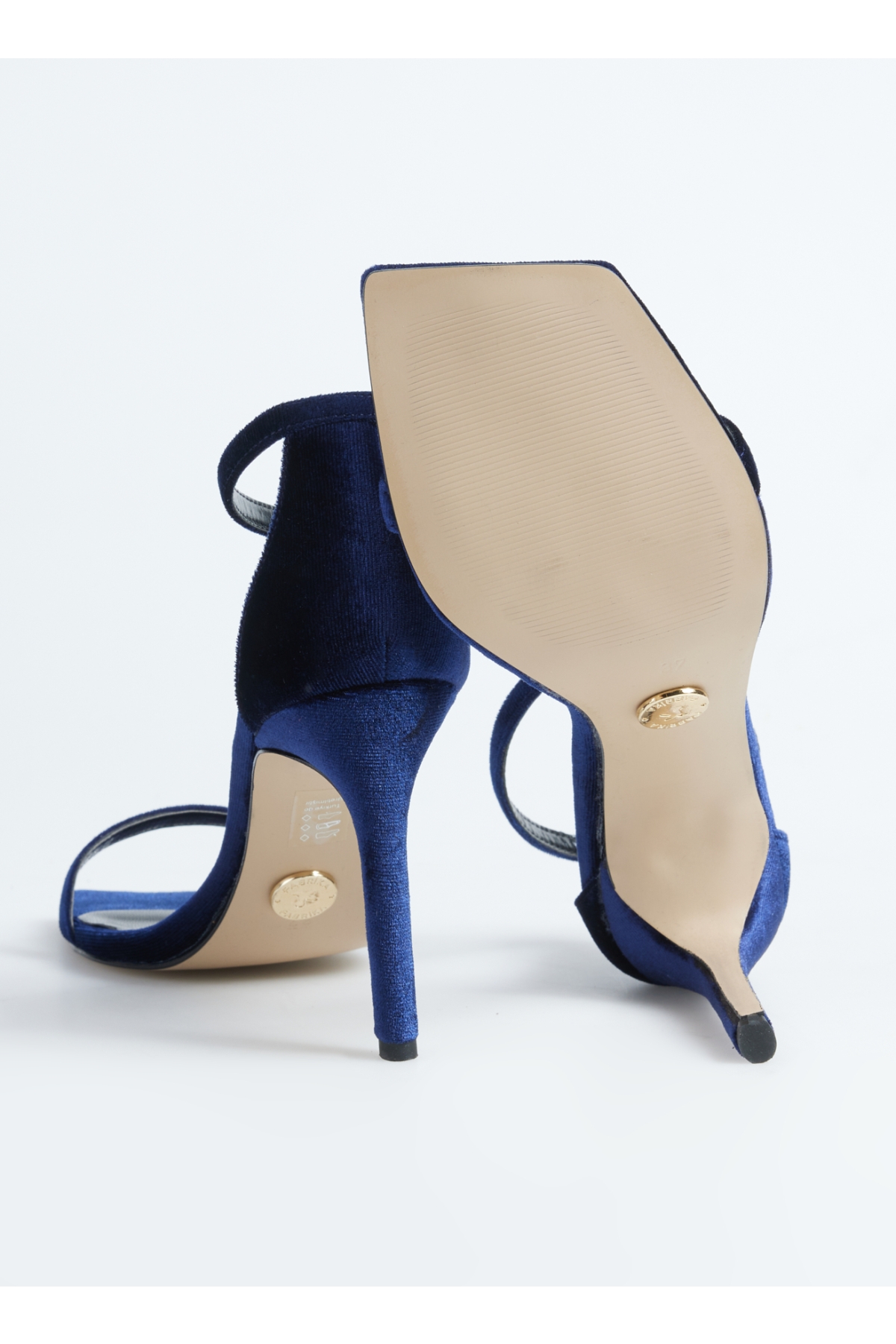 Lacivert Kadın Topuklu Sandalet ERIKA - Görsel 5