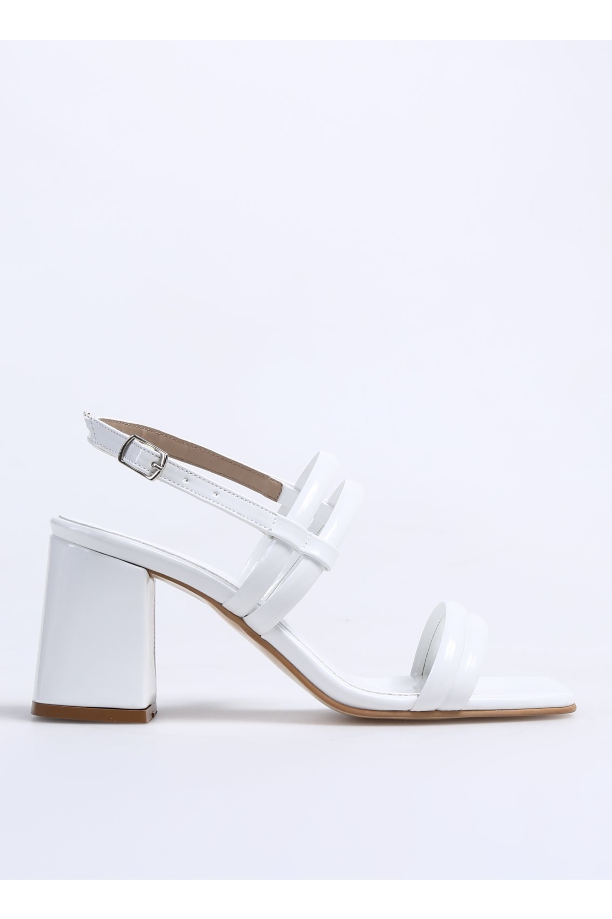 Beyaz Kadın Topuklu Sandalet LUMIR - Görsel 2
