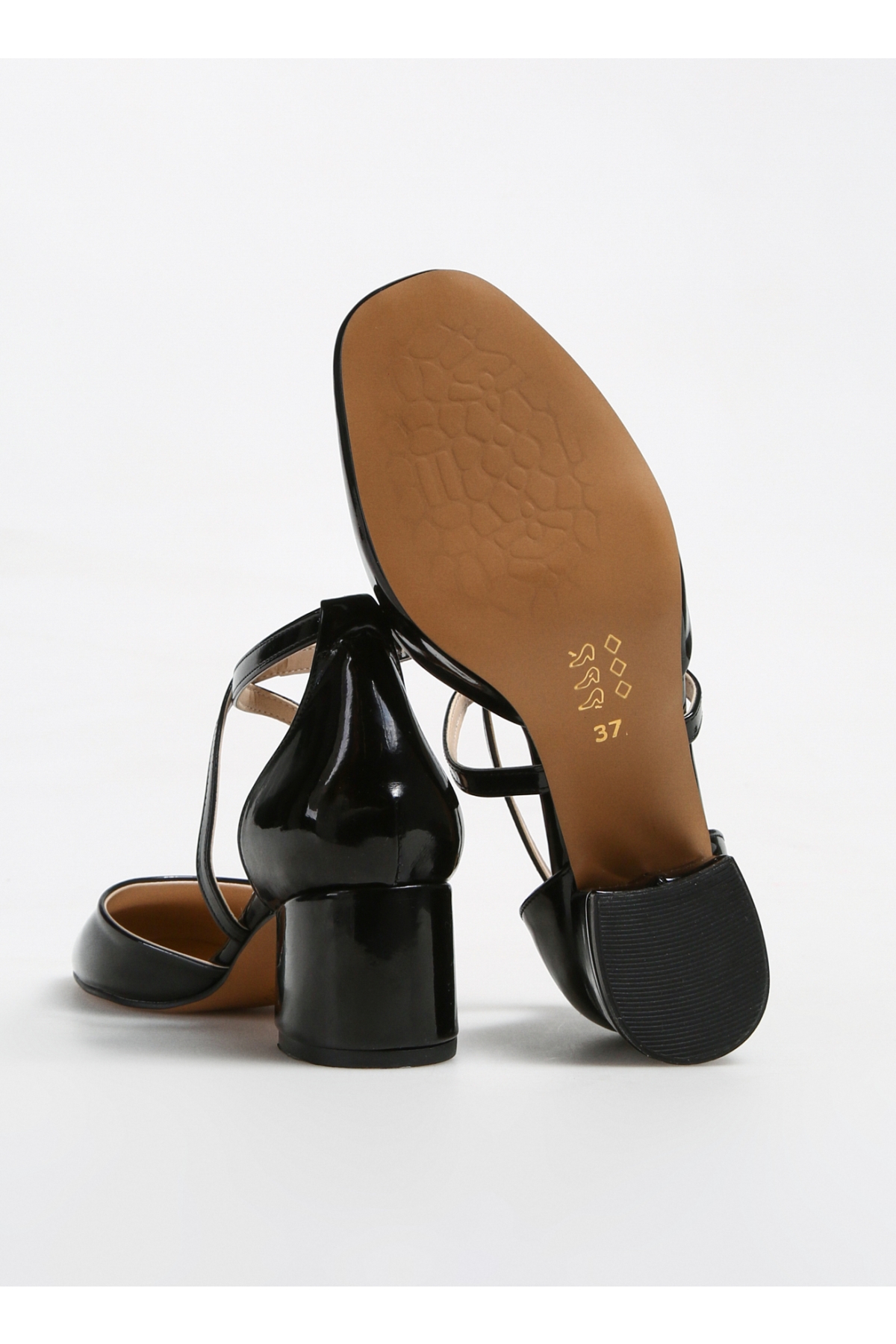 Siyah Kadın Topuklu Ayakkabı AGIL - Görsel 5