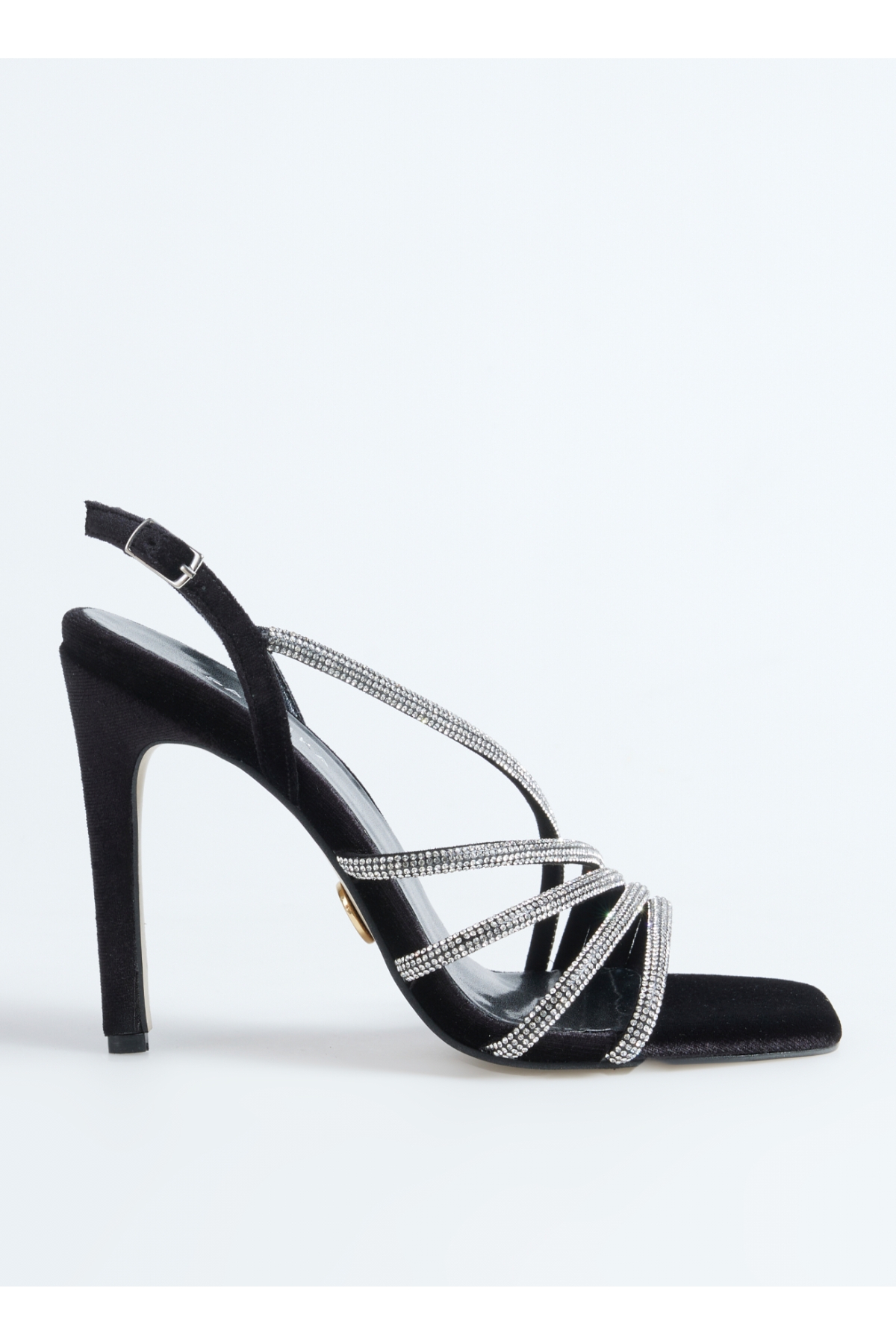 Siyah Kadın Topuklu Sandalet FREDA - Görsel 2