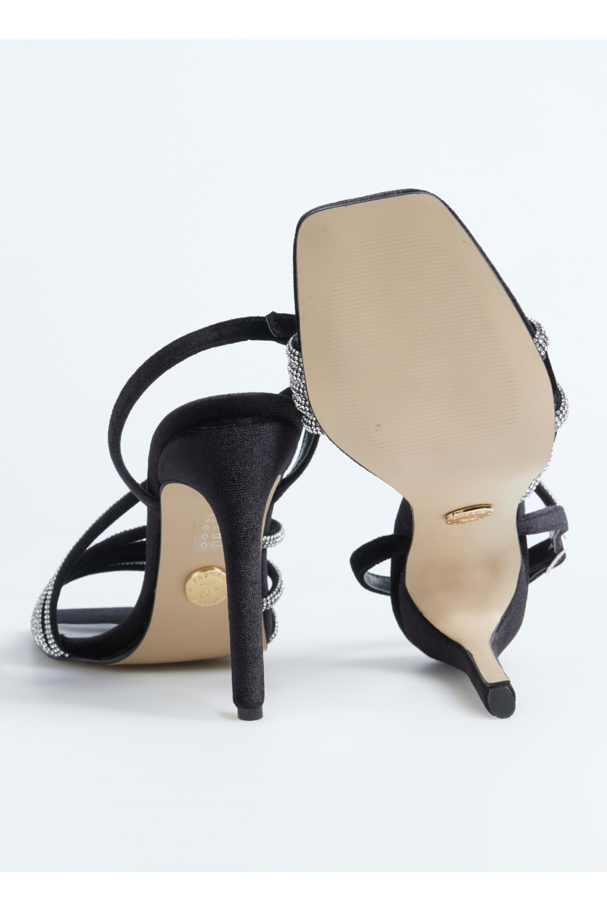 Siyah Kadın Topuklu Sandalet FREDA - Görsel 5