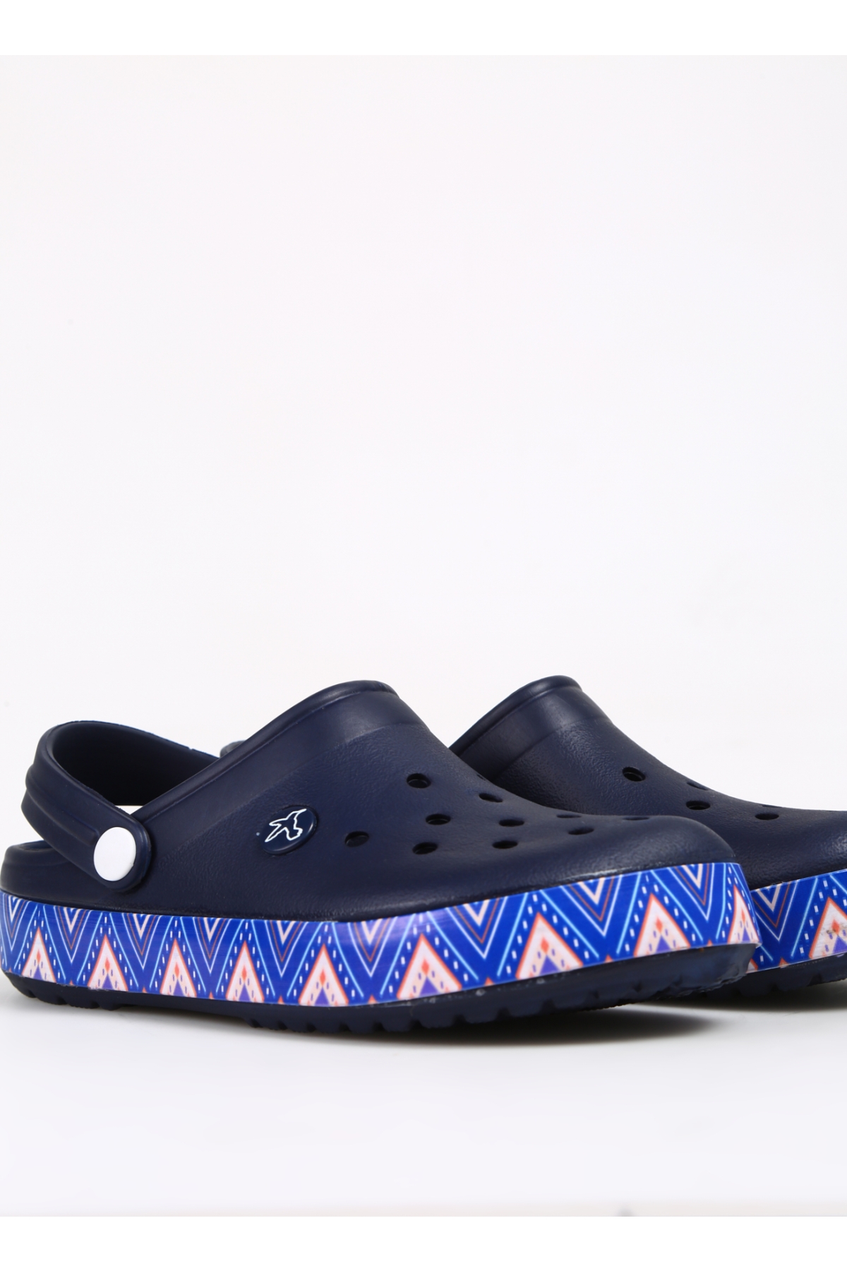 Lacivert-Çok Renkli Kadın Plaj Terliği TESY - Görsel 6