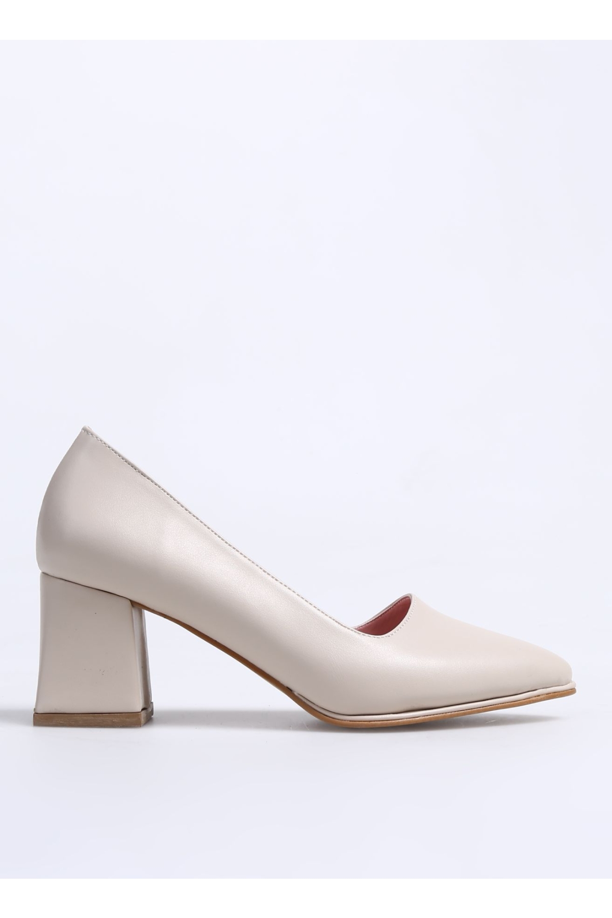 Ekru Kadın Topuklu Ayakkabı LILY - Görsel 2