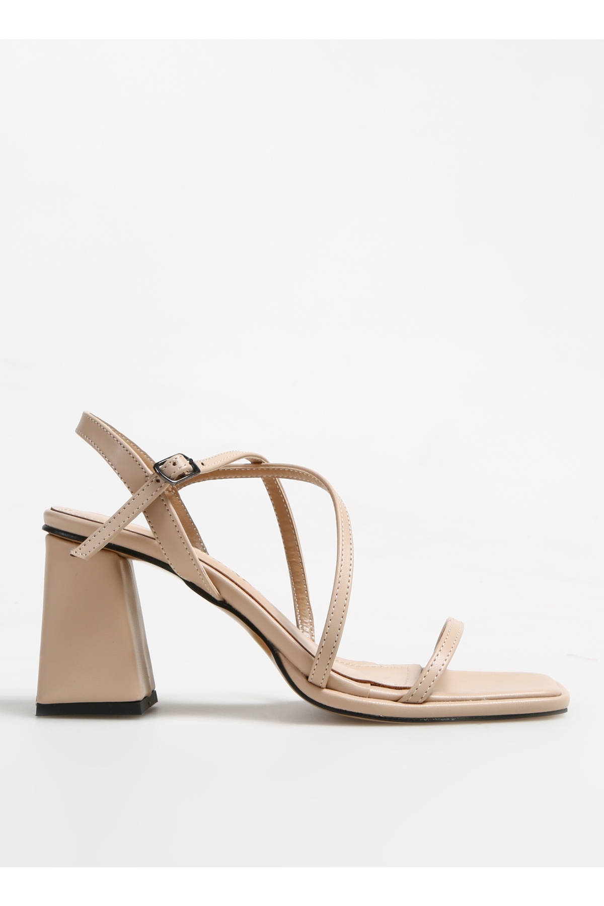 Bej Kadın Topuklu Sandalet VELMA - Görsel 2