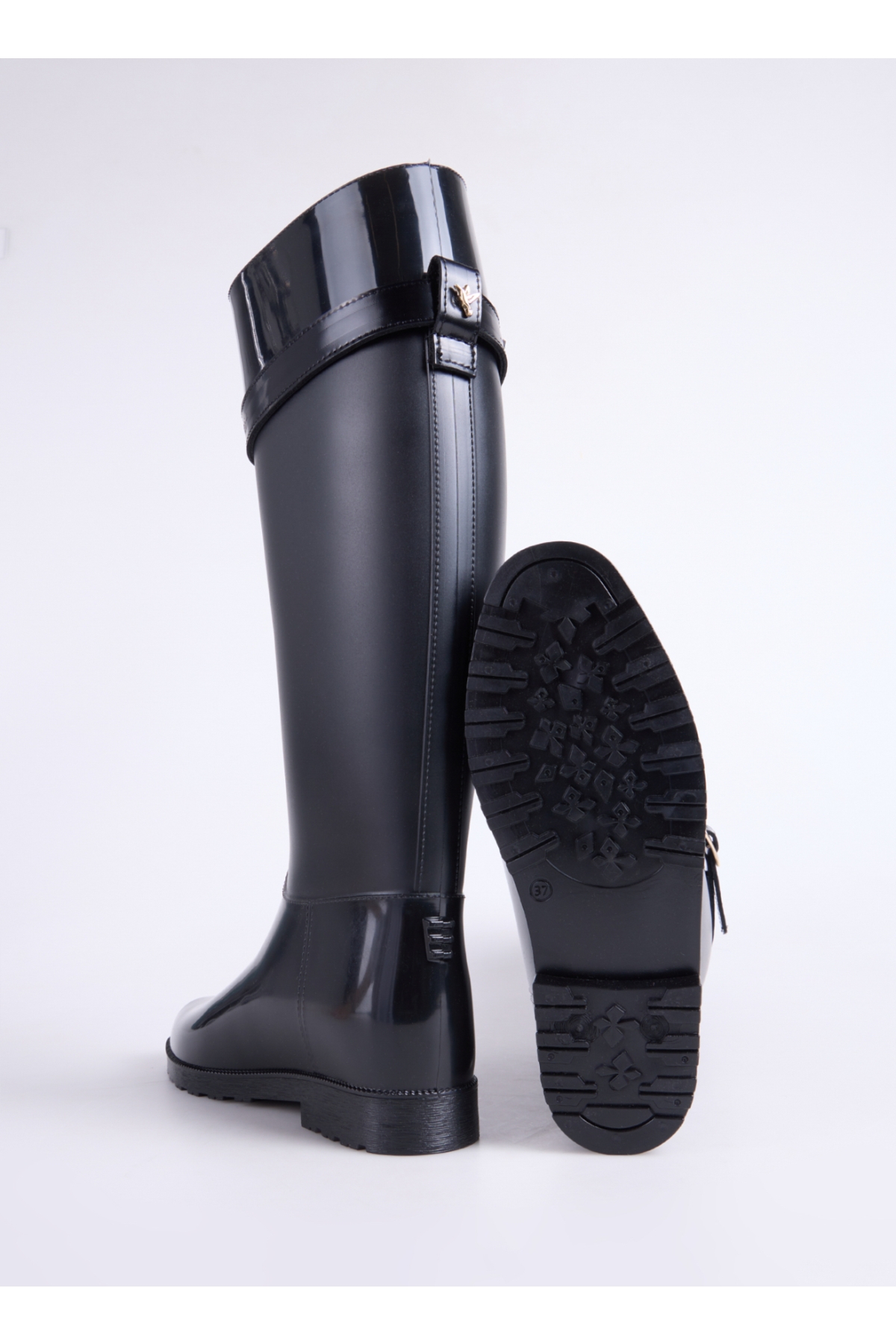 Siyah Kadın Yağmur Botu KATHY-LARISA - Görsel 5