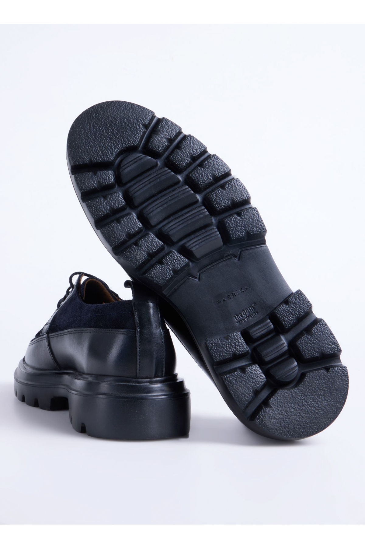 Deri Lacivert Erkek Günlük Ayakkabı WOLF-CONTRA - Görsel 3