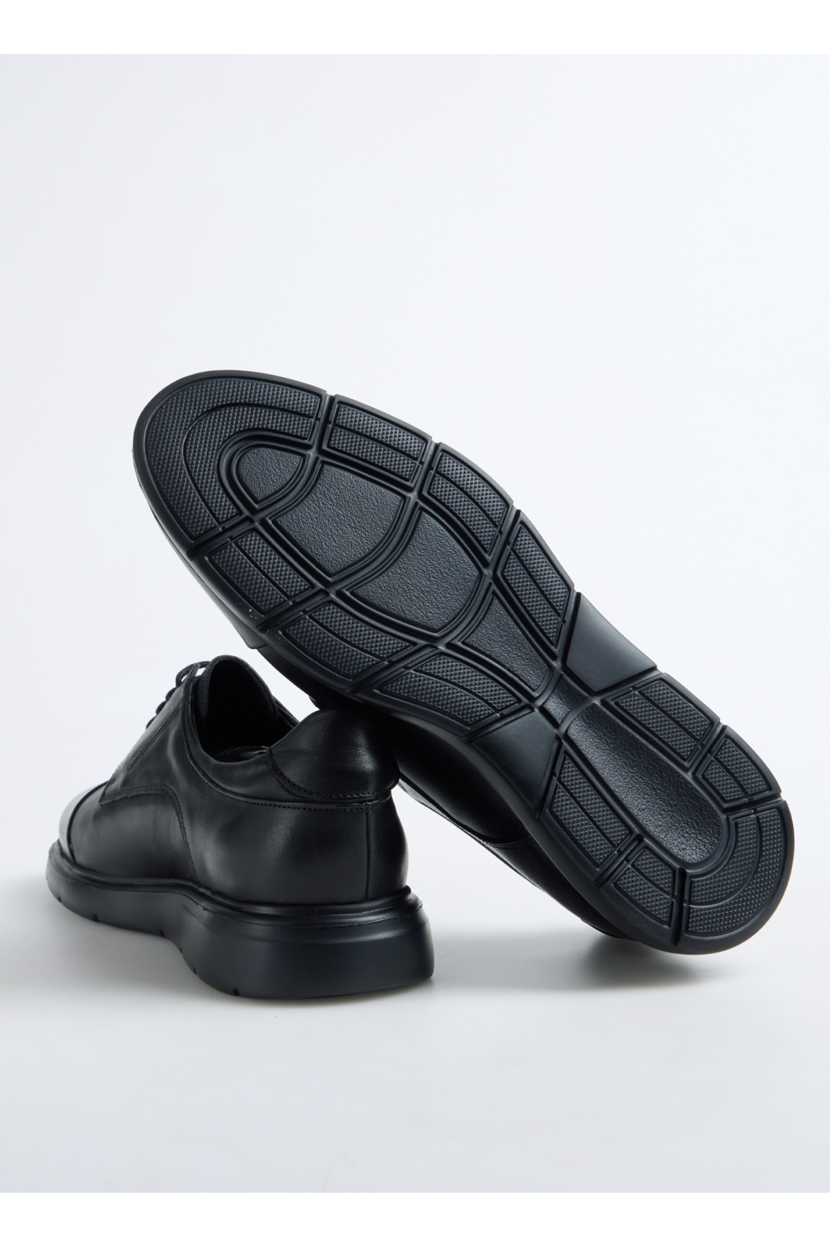 Deri Siyah Erkek Günlük Ayakkabı BALUN - Görsel 3