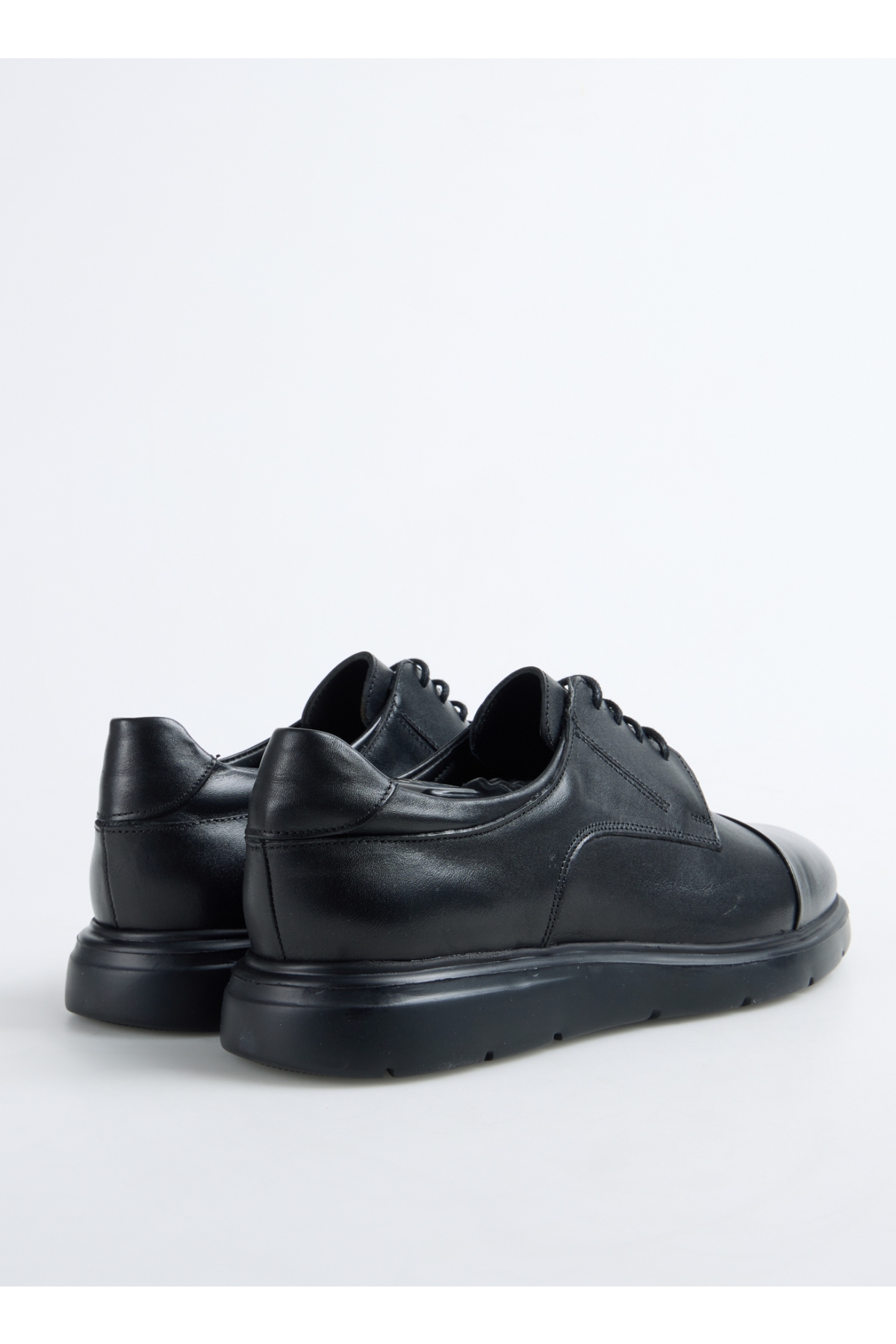Deri Siyah Erkek Günlük Ayakkabı BALUN - Görsel 8
