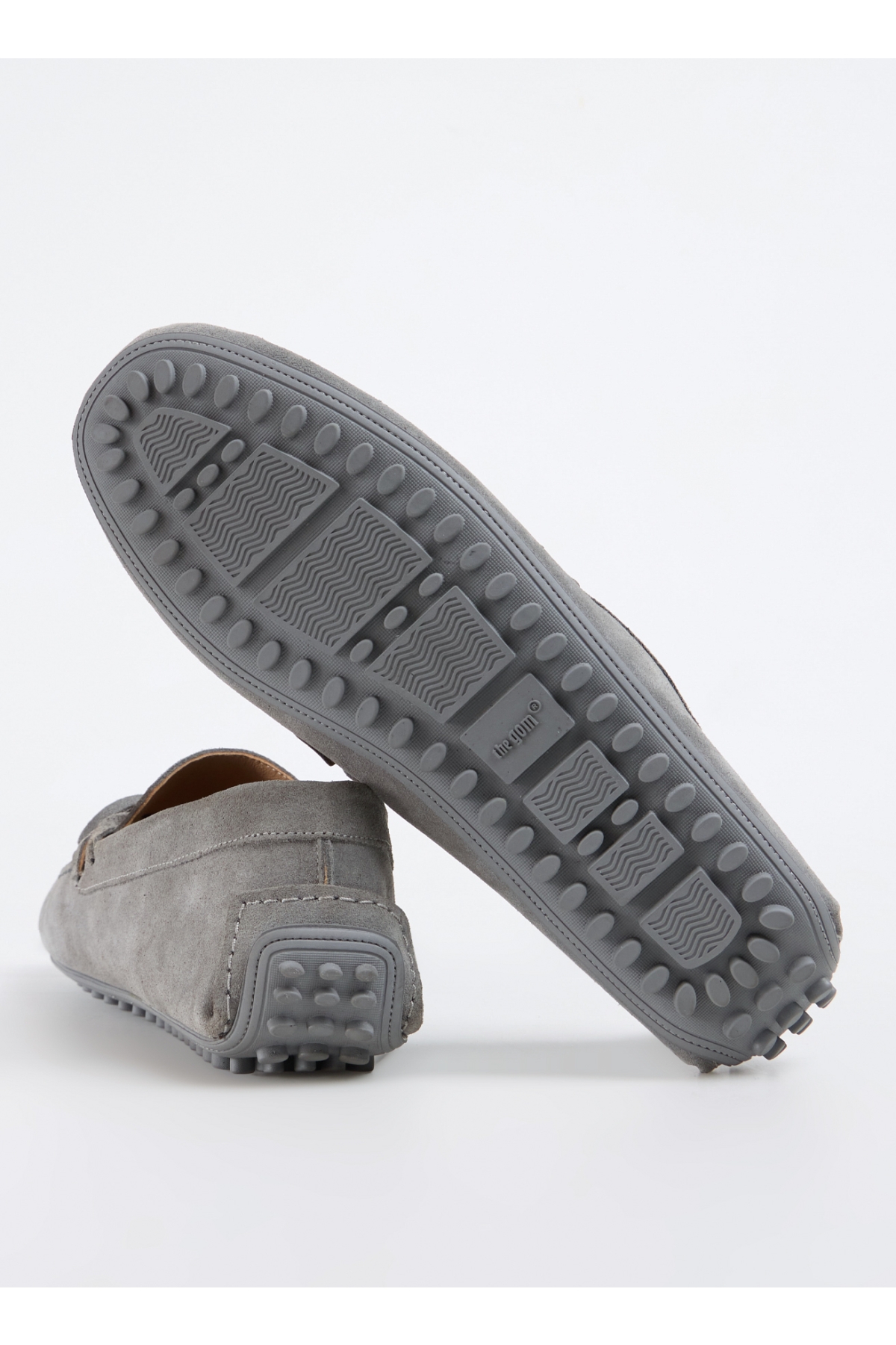 Deri Deri Gri Erkek Günlük Ayakkabı SINE - Görsel 5