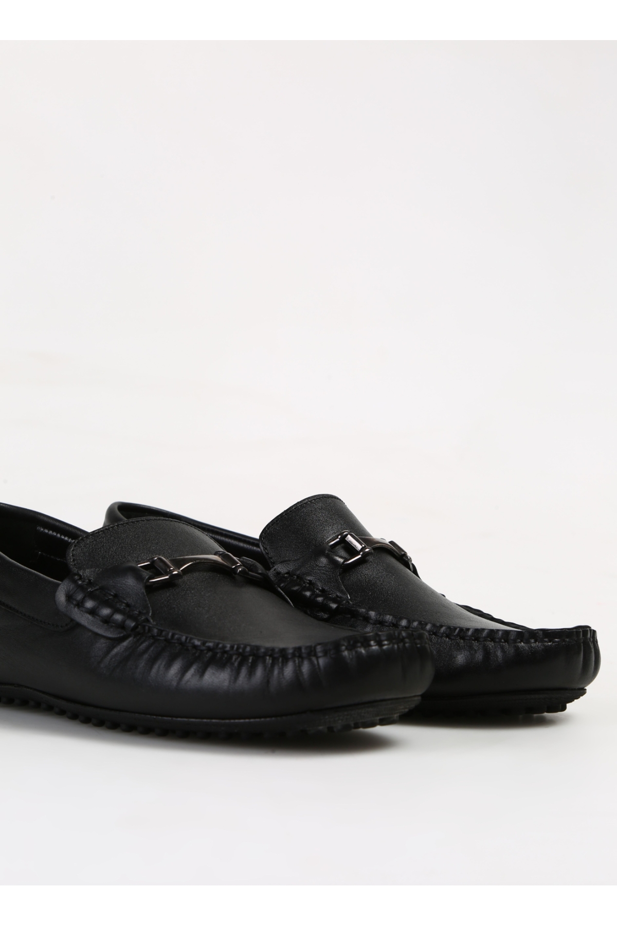 Siyah Erkek Deri Günlük Ayakkabı KOMOMBO - Görsel 3
