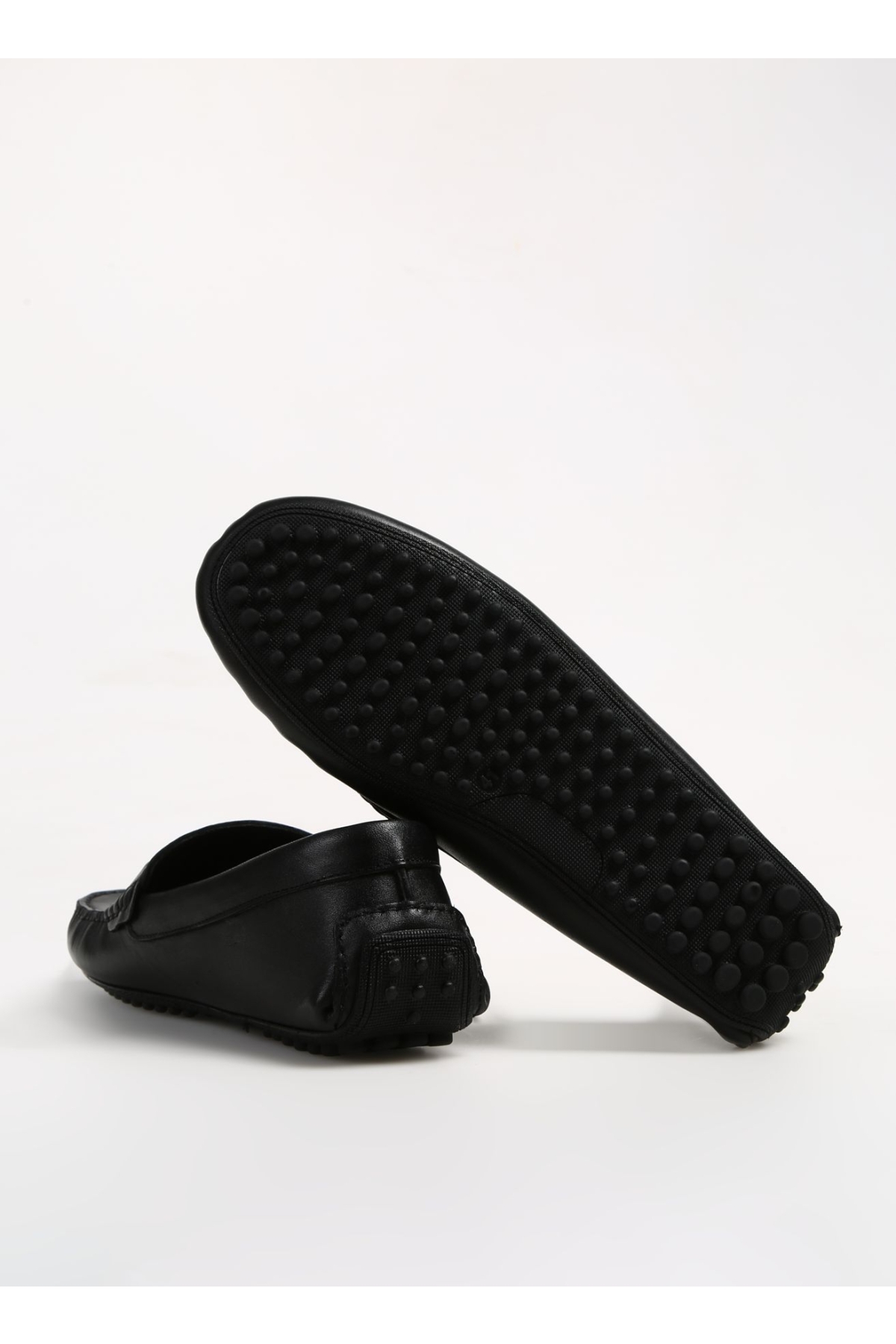 Siyah Erkek Deri Günlük Ayakkabı KOMOMBO - Görsel 11