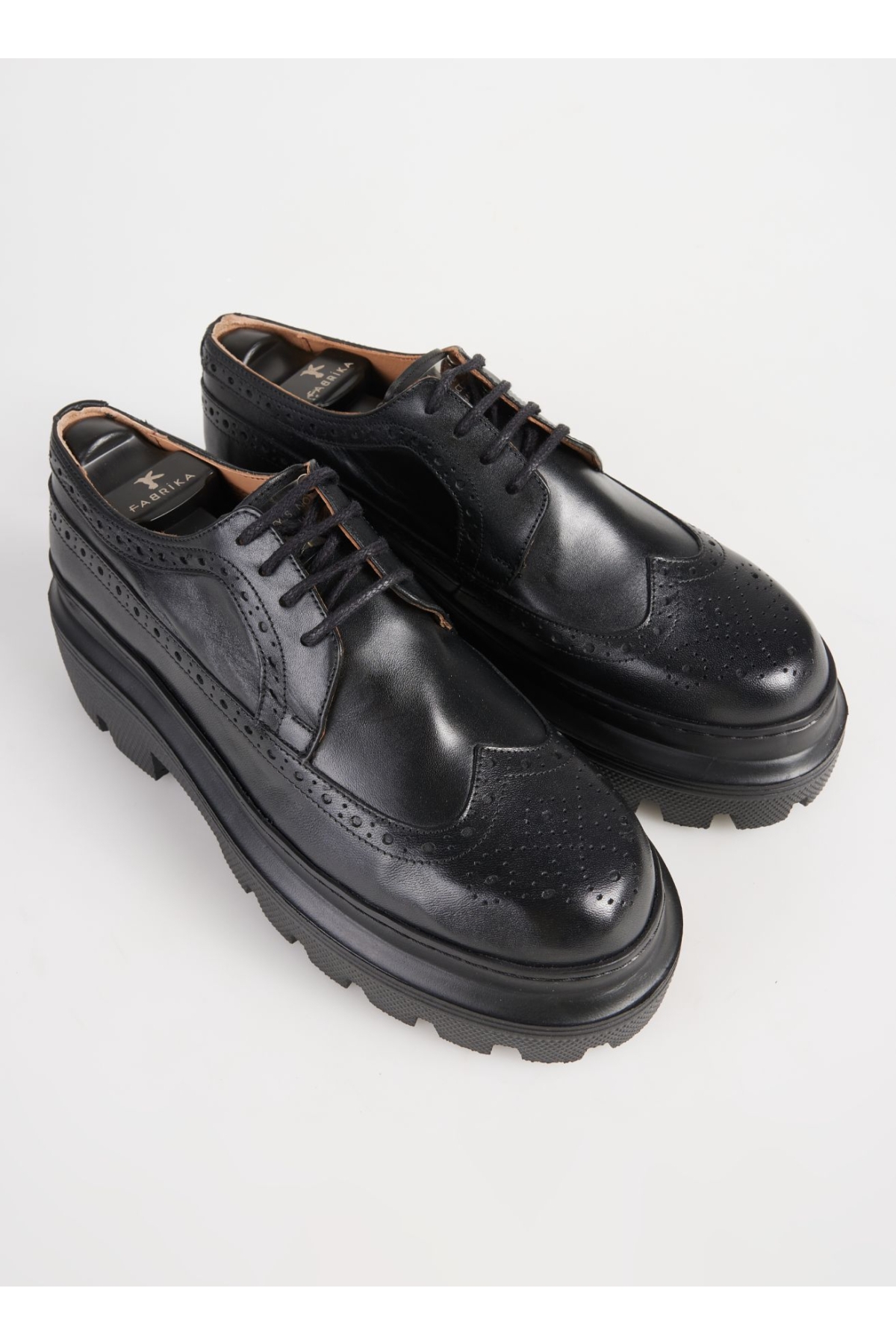 Siyah Erkek Deri Günlük Ayakkabı MENGA-CLINT - Görsel 5
