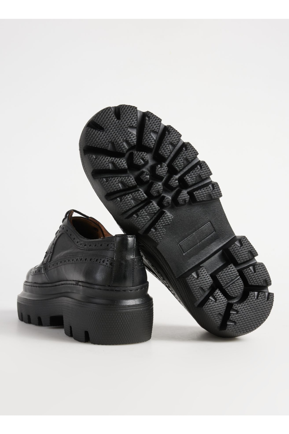 Siyah Erkek Deri Günlük Ayakkabı MENGA-CLINT - Görsel 8