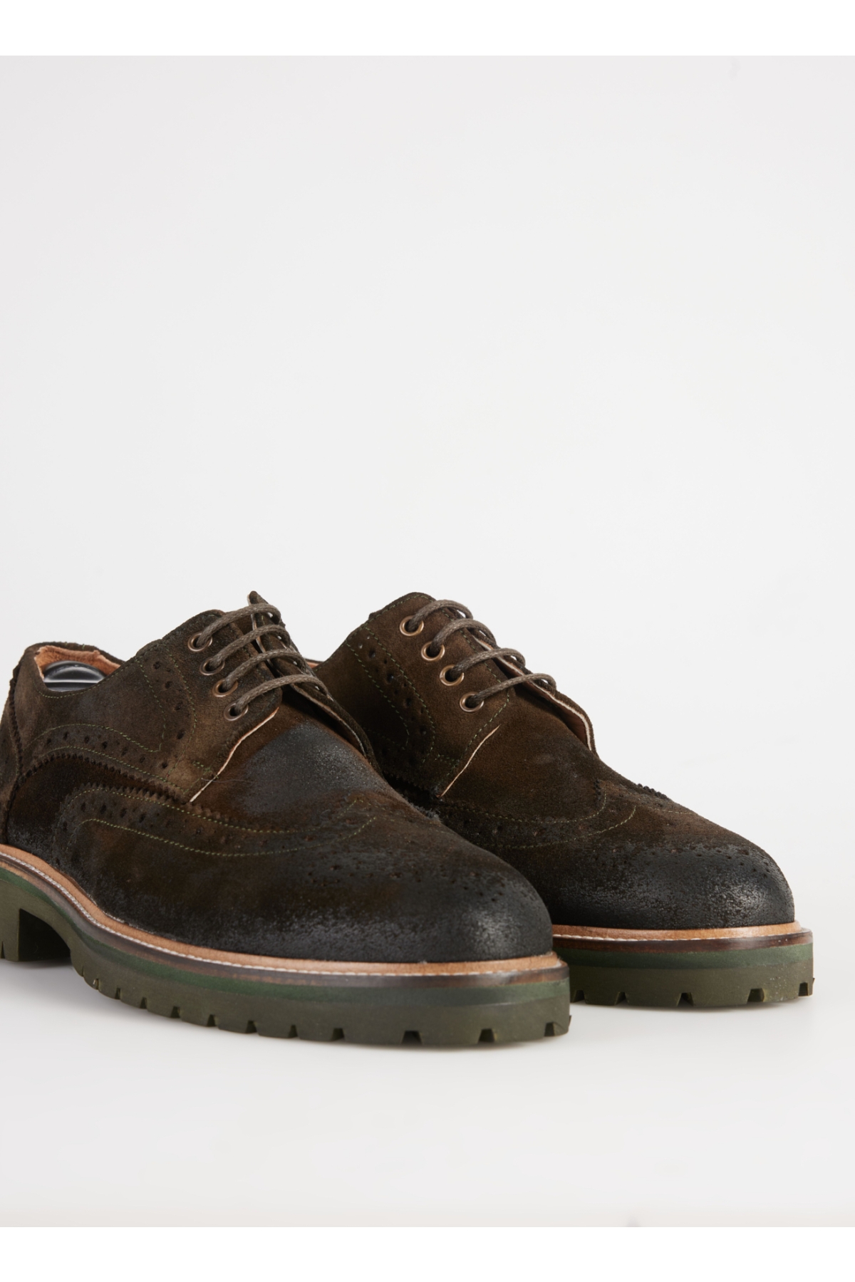 Haki Erkek Deri Günlük Ayakkabı HANK-SAMUEL - Görsel 4