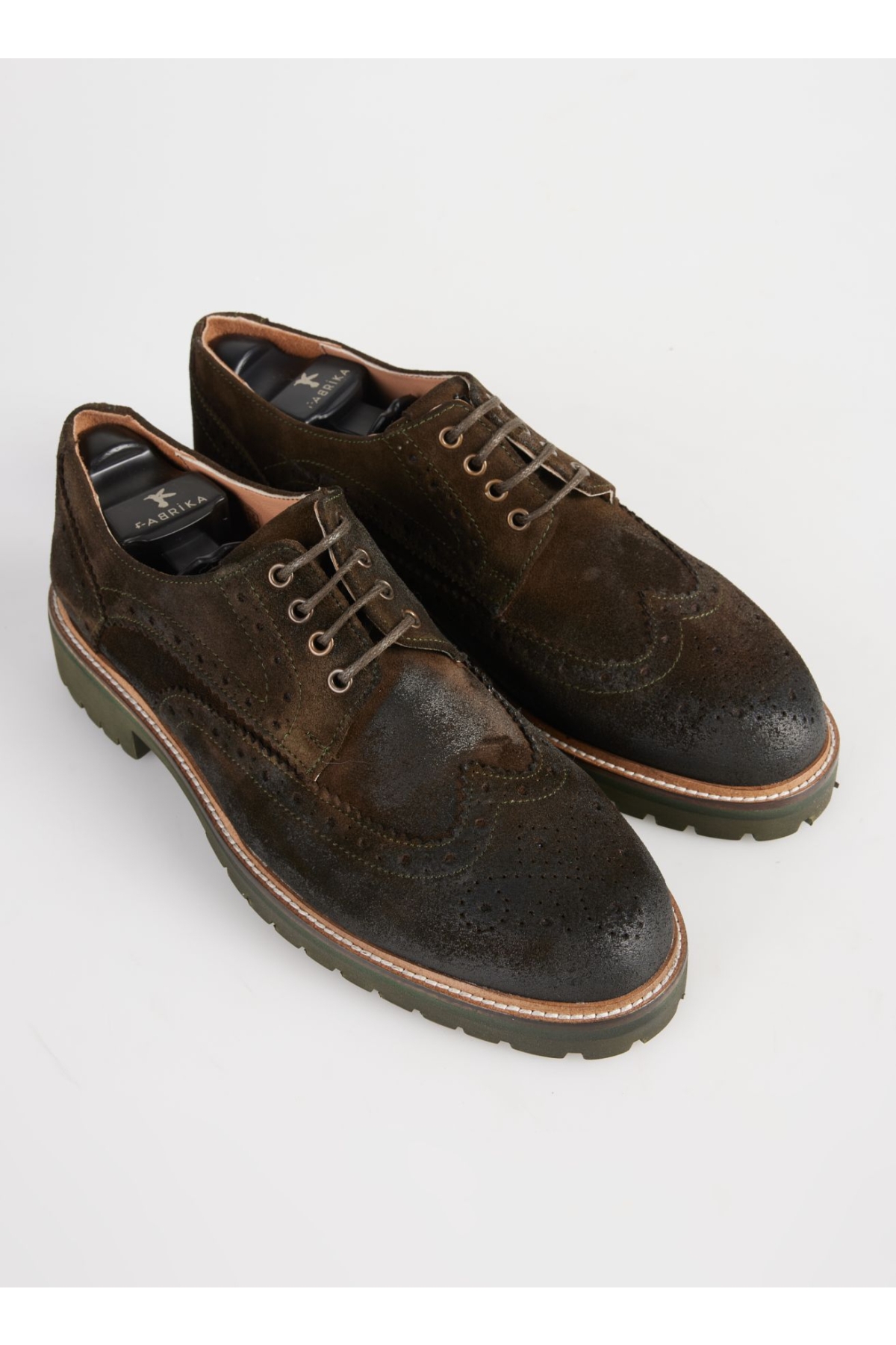 Haki Erkek Deri Günlük Ayakkabı HANK-SAMUEL - Görsel 5