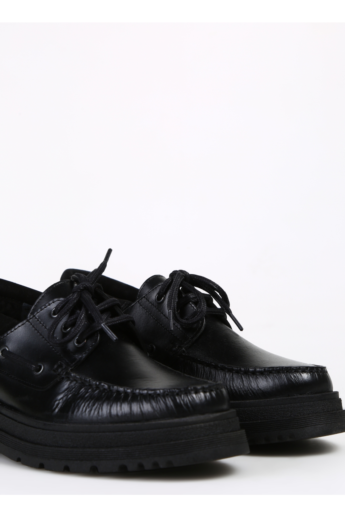 Siyah Erkek Deri Günlük Ayakkabı OHRI - Görsel 6