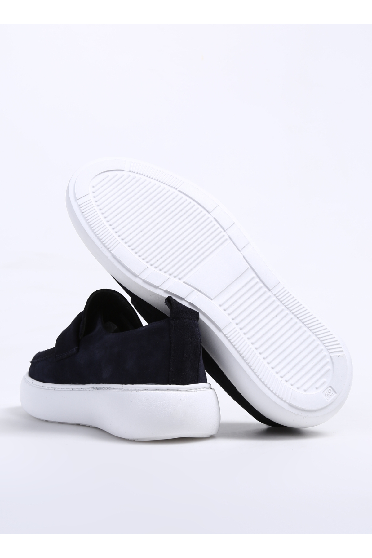 Fabrika Lacivert Fabrika Deri Deri Erkek Günlük Ayakkabı ANOUS