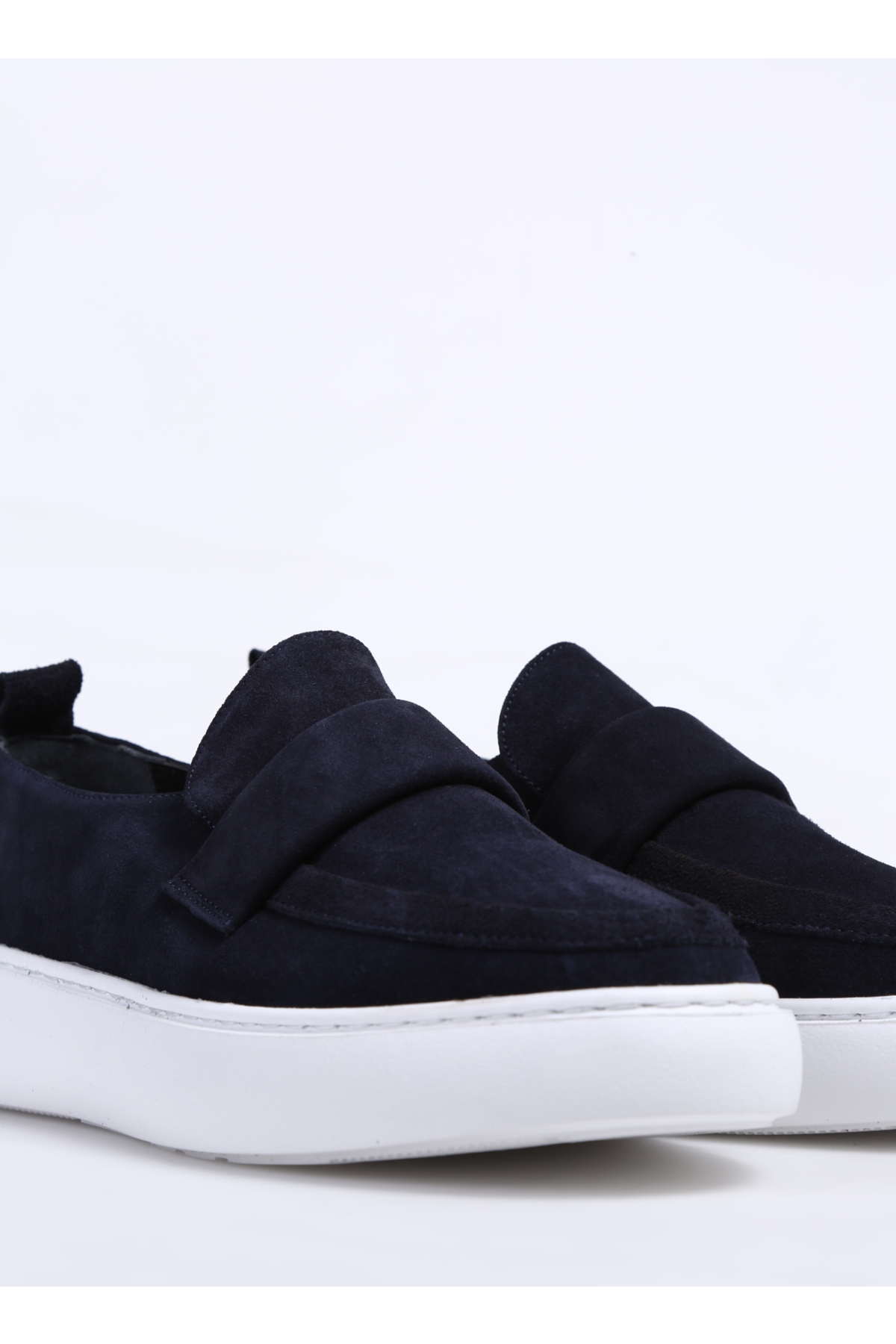 Fabrika Lacivert Fabrika Deri Deri Erkek Günlük Ayakkabı ANOUS