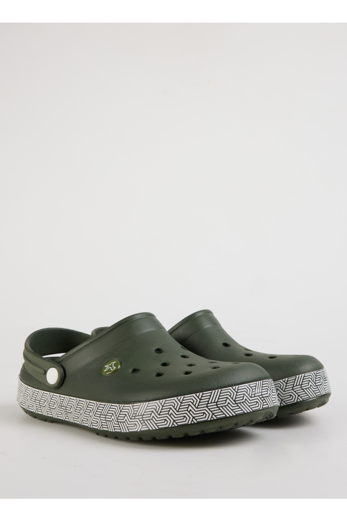Haki-Beyaz Erkek Terlik INFERNO - Görsel 3
