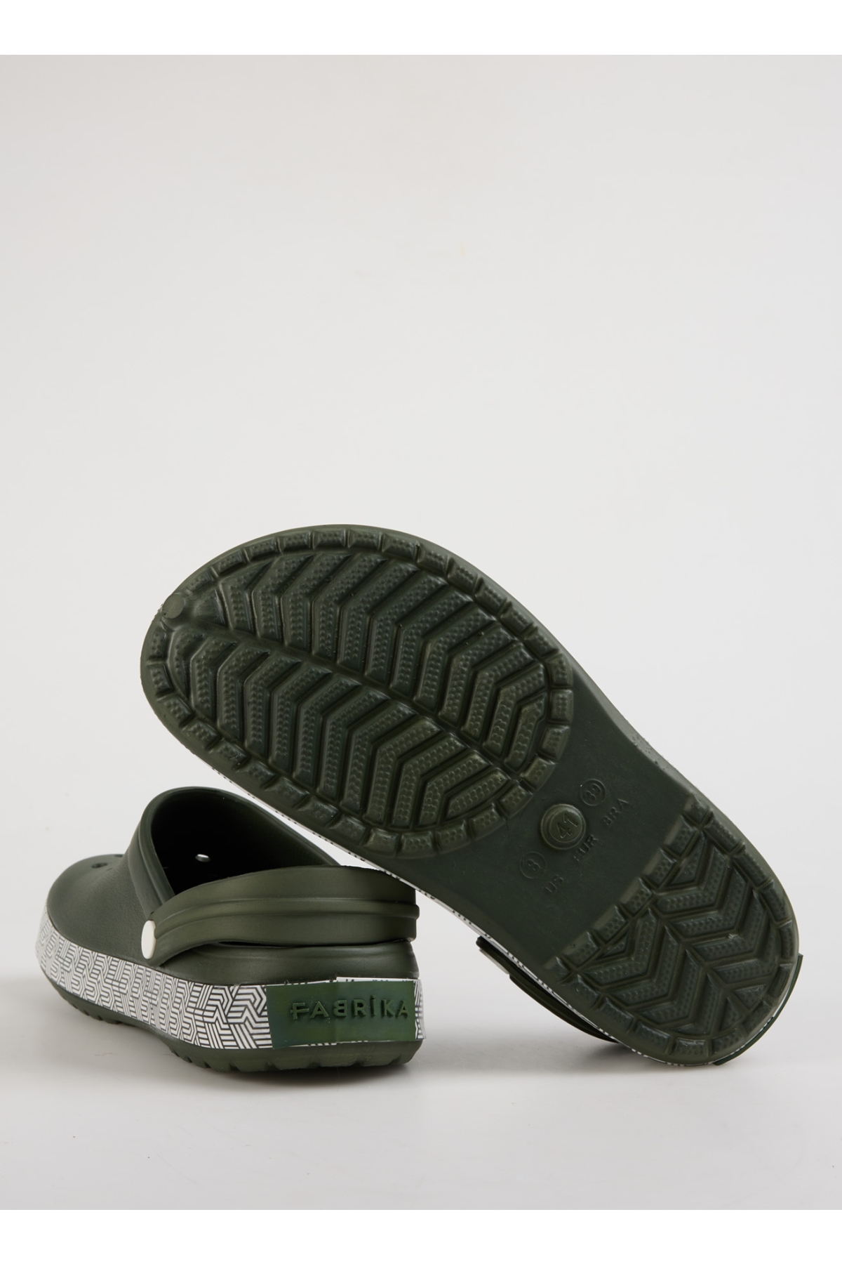 Haki-Beyaz Erkek Terlik INFERNO - Görsel 5