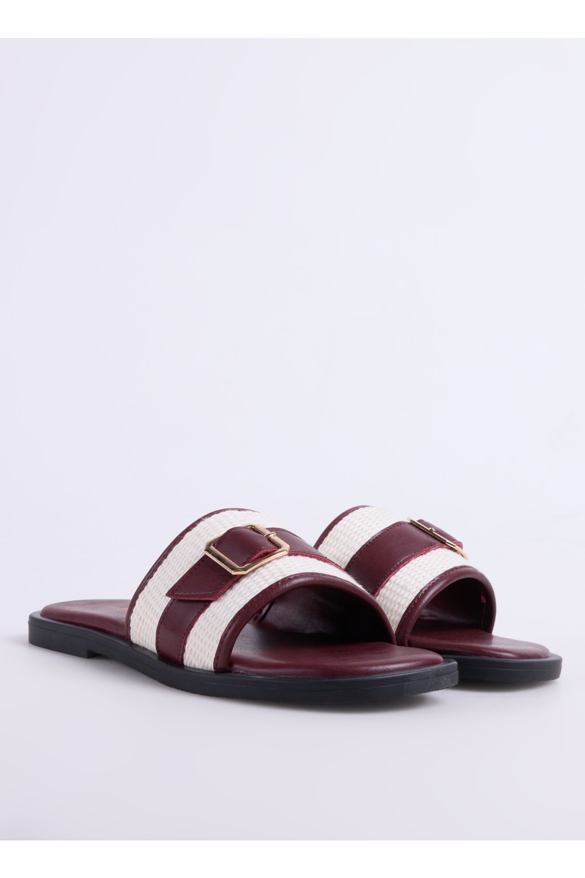 Bordo Kadın Terlik MEDINA - Görsel 3
