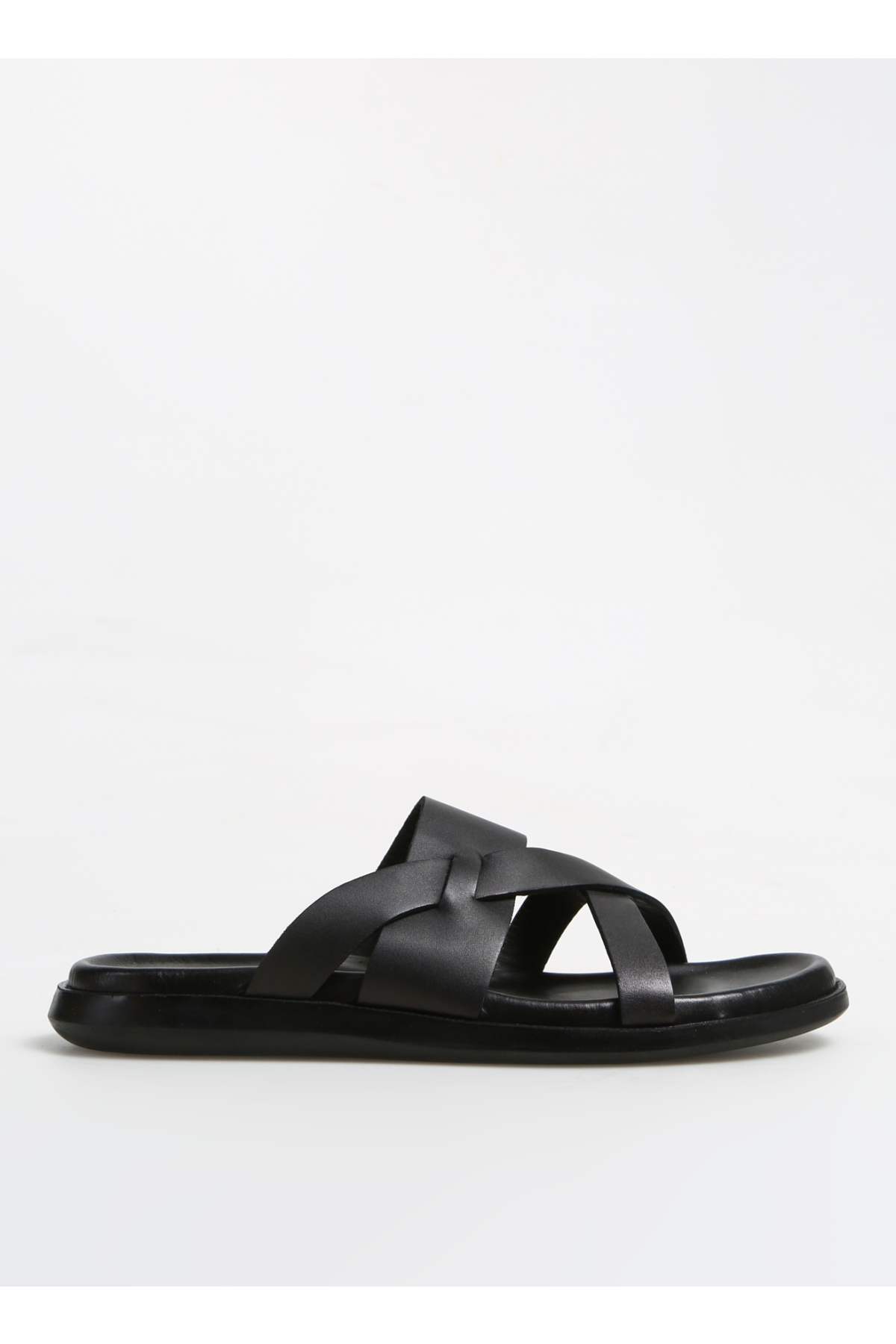 Siyah Erkek Deri Terlik LUCY - Görsel 2