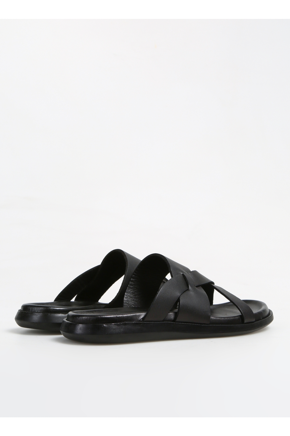 Siyah Erkek Deri Terlik LUCY - Görsel 4