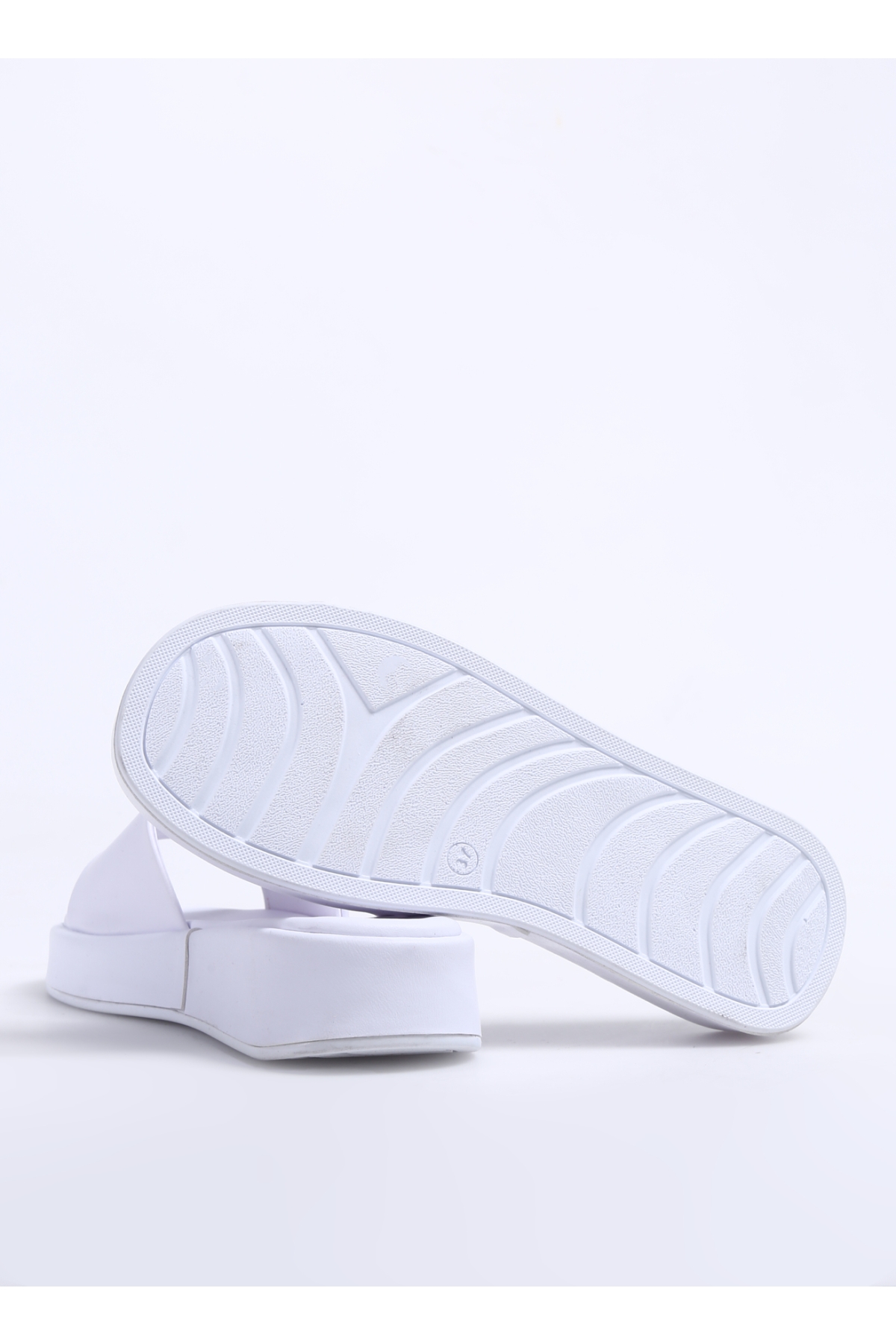 Beyaz Kadın Terlik AYODEL - Görsel 5