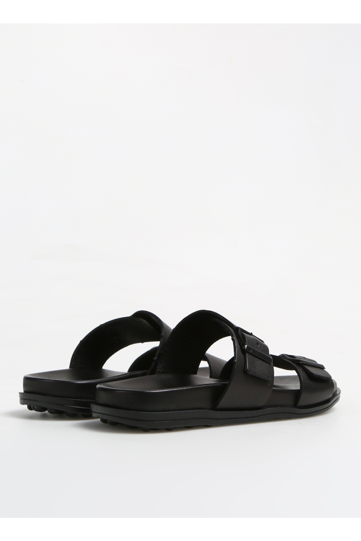 Siyah Erkek Deri Terlik DALIBOR - Görsel 4