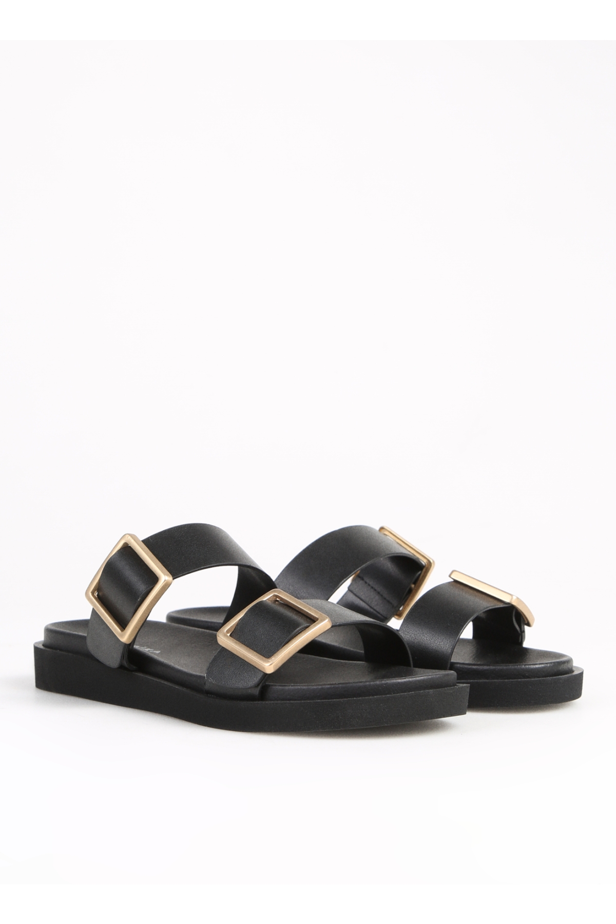 Siyah Kadın Terlik ARMIDA - Görsel 3