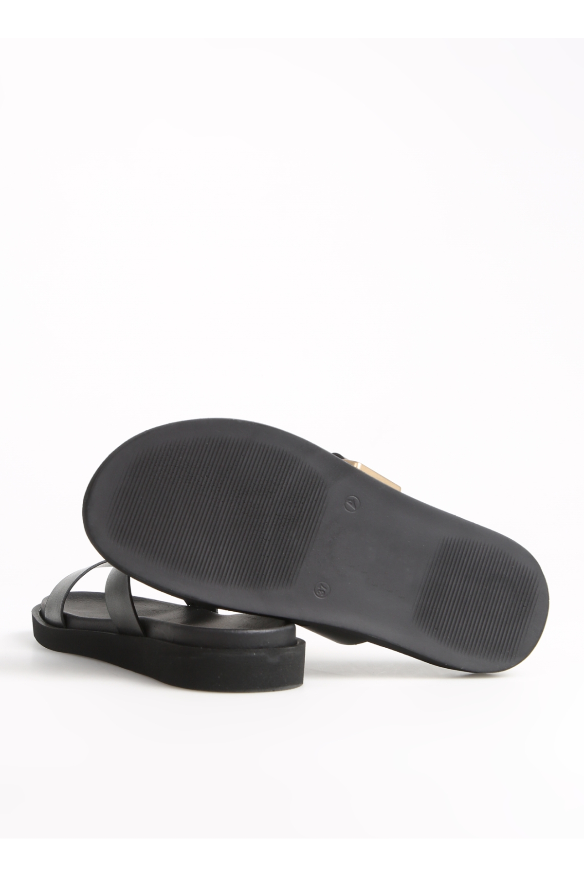 Siyah Kadın Terlik ARMIDA - Görsel 5