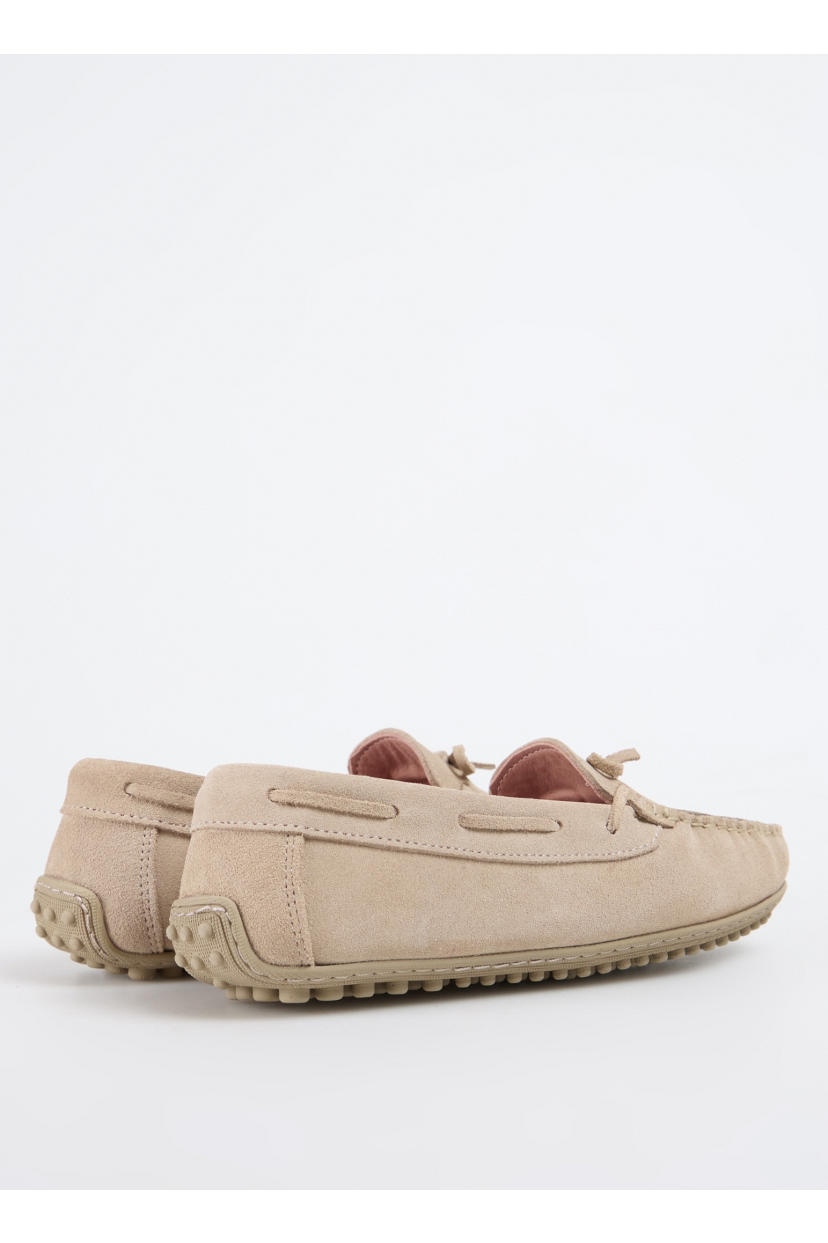 Deri Bej Kadın Loafer D-RARON - Görsel 4