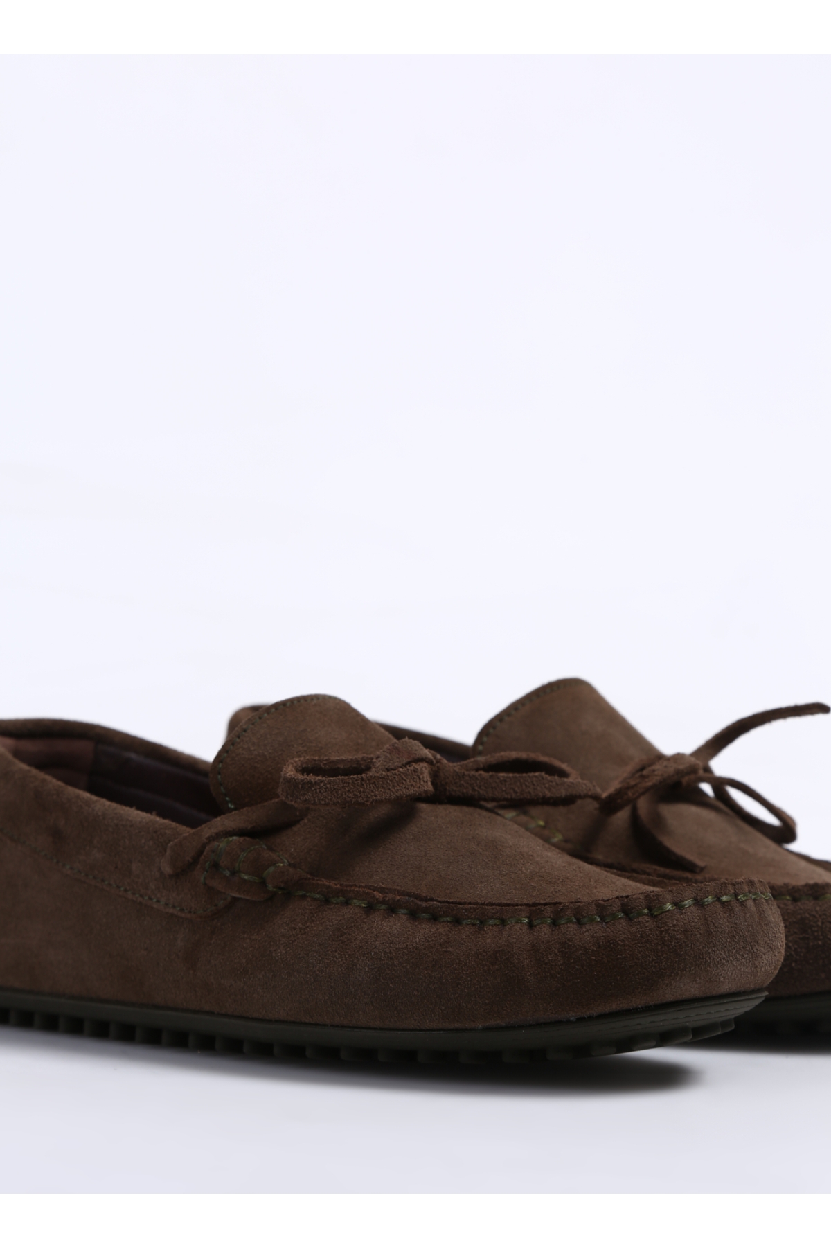 Deri Deri Haki Erkek Loafer SINE - Görsel 6