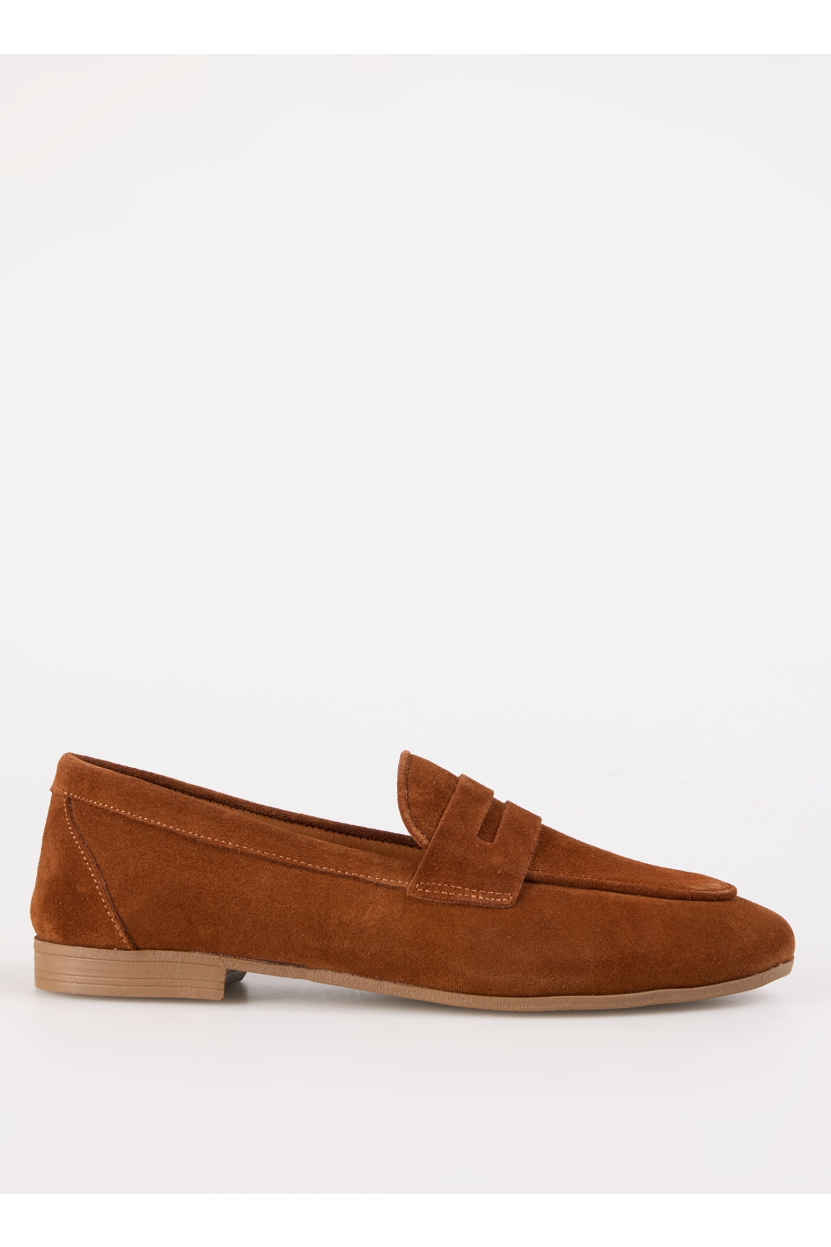 Taba Kadın Süet Loafer BURY - Görsel 2