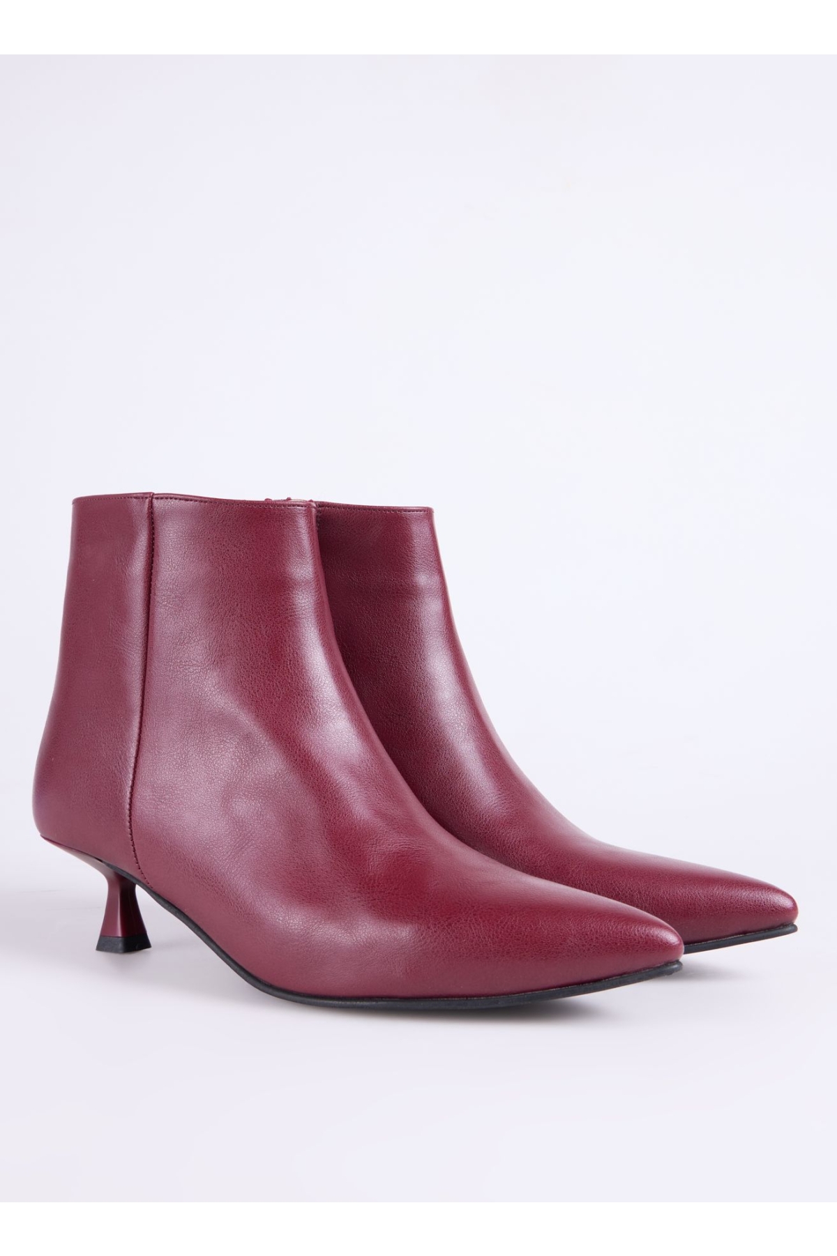 Bordo Kadın Topuklu Bot KITTEN-CHARLEY - Görsel 3