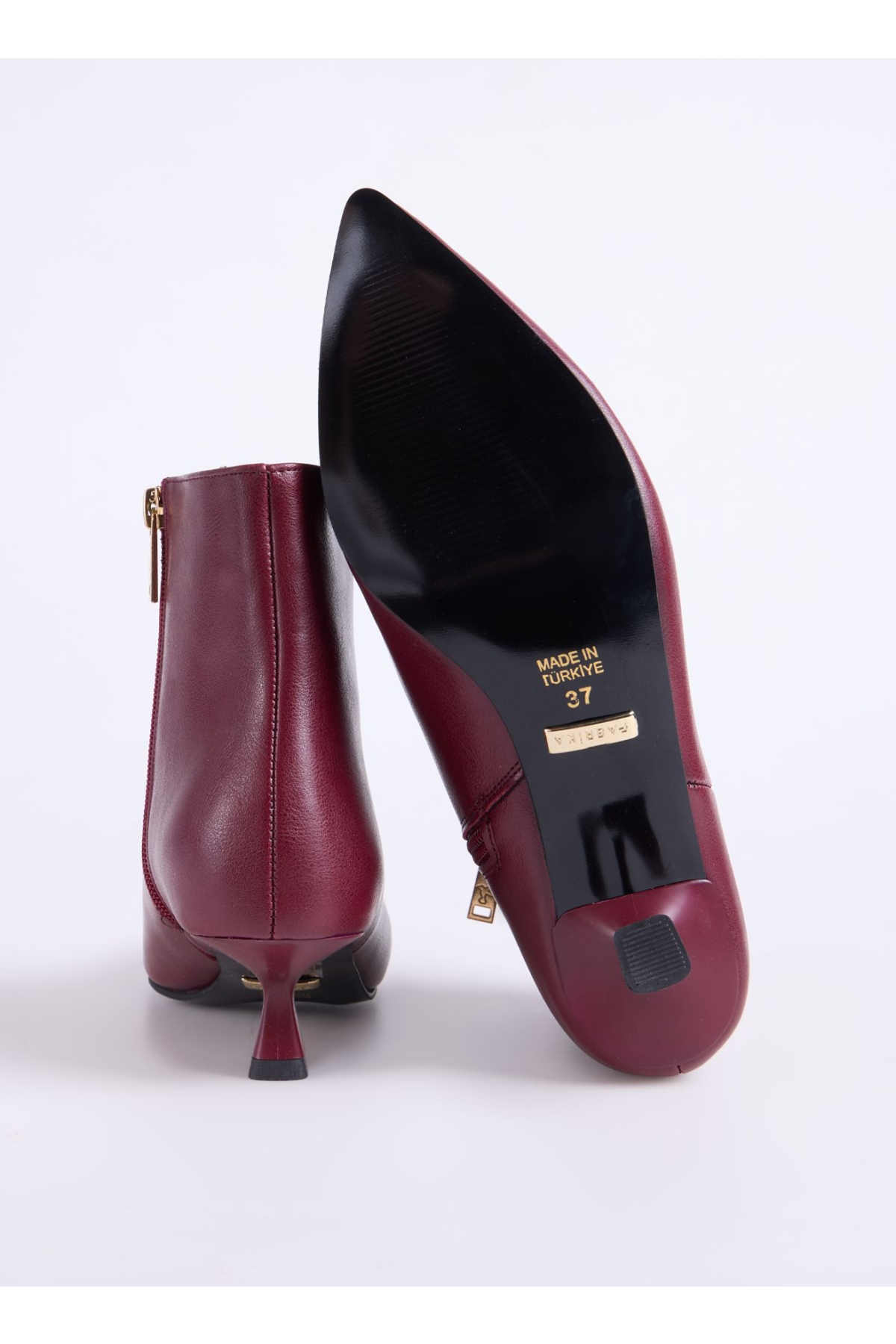 Bordo Kadın Topuklu Bot KITTEN-CHARLEY - Görsel 5