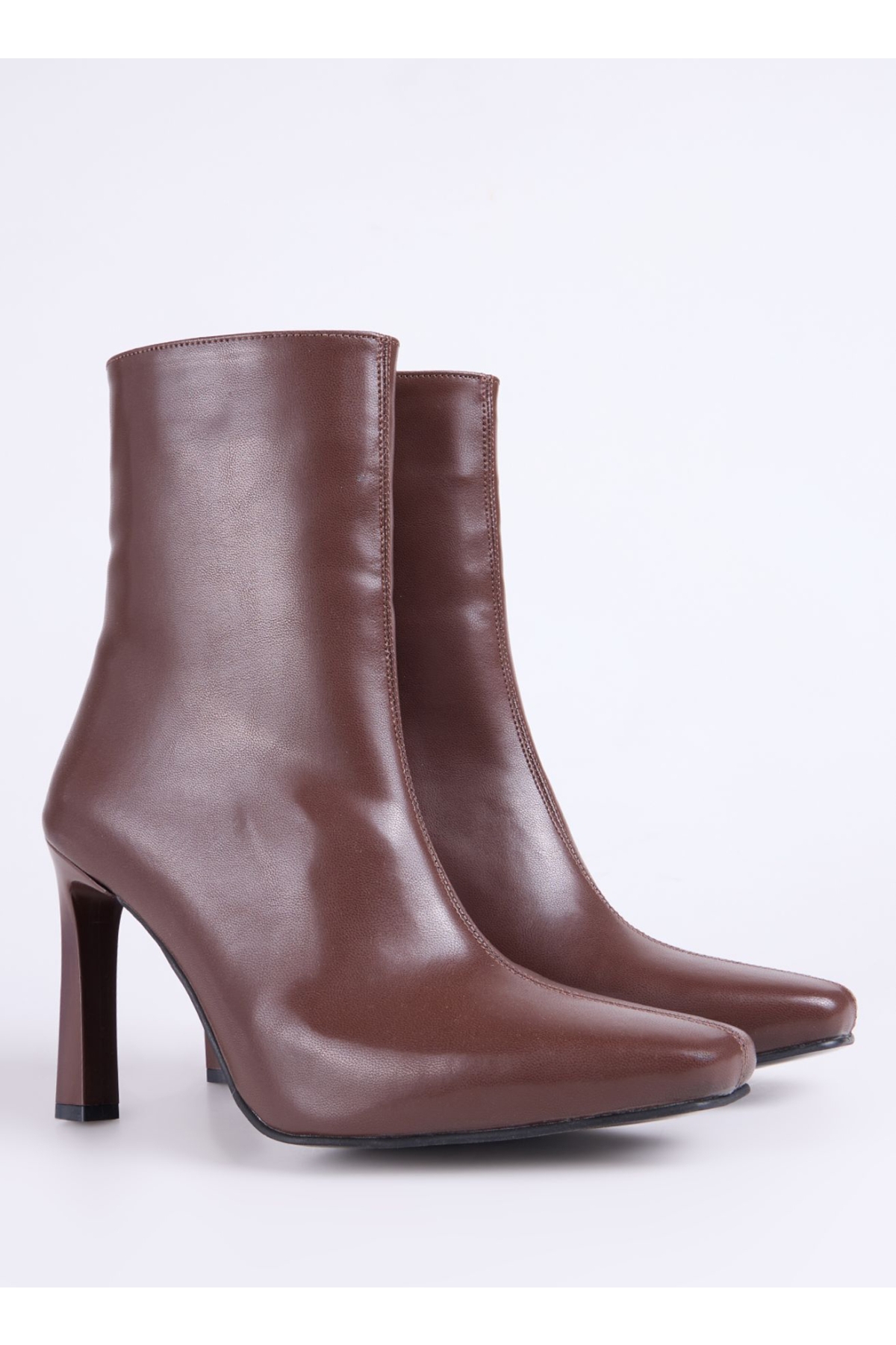 Kahve Kadın Topuklu Bot CODROY-COAL - Görsel 4