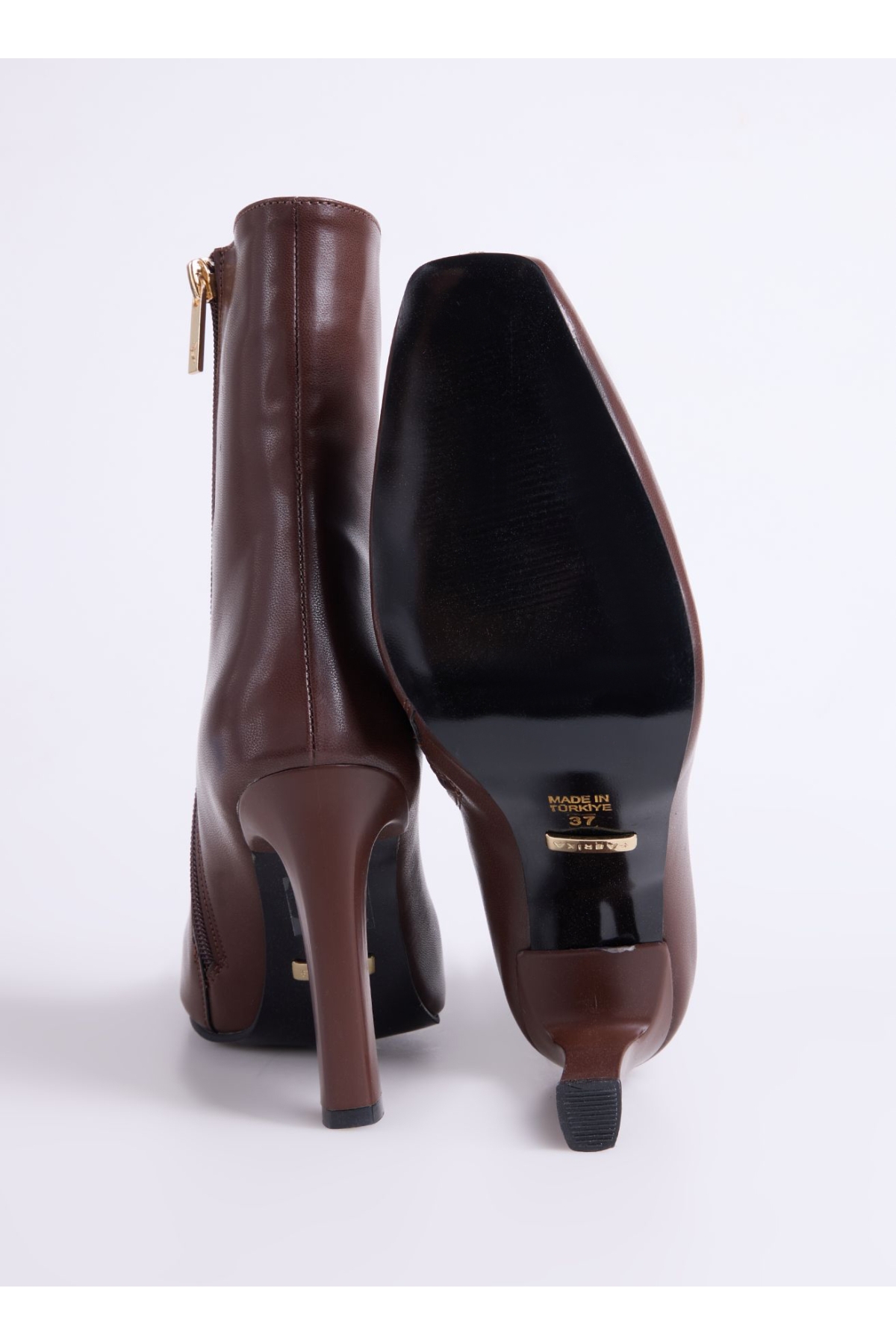Kahve Kadın Topuklu Bot CODROY-COAL - Görsel 6