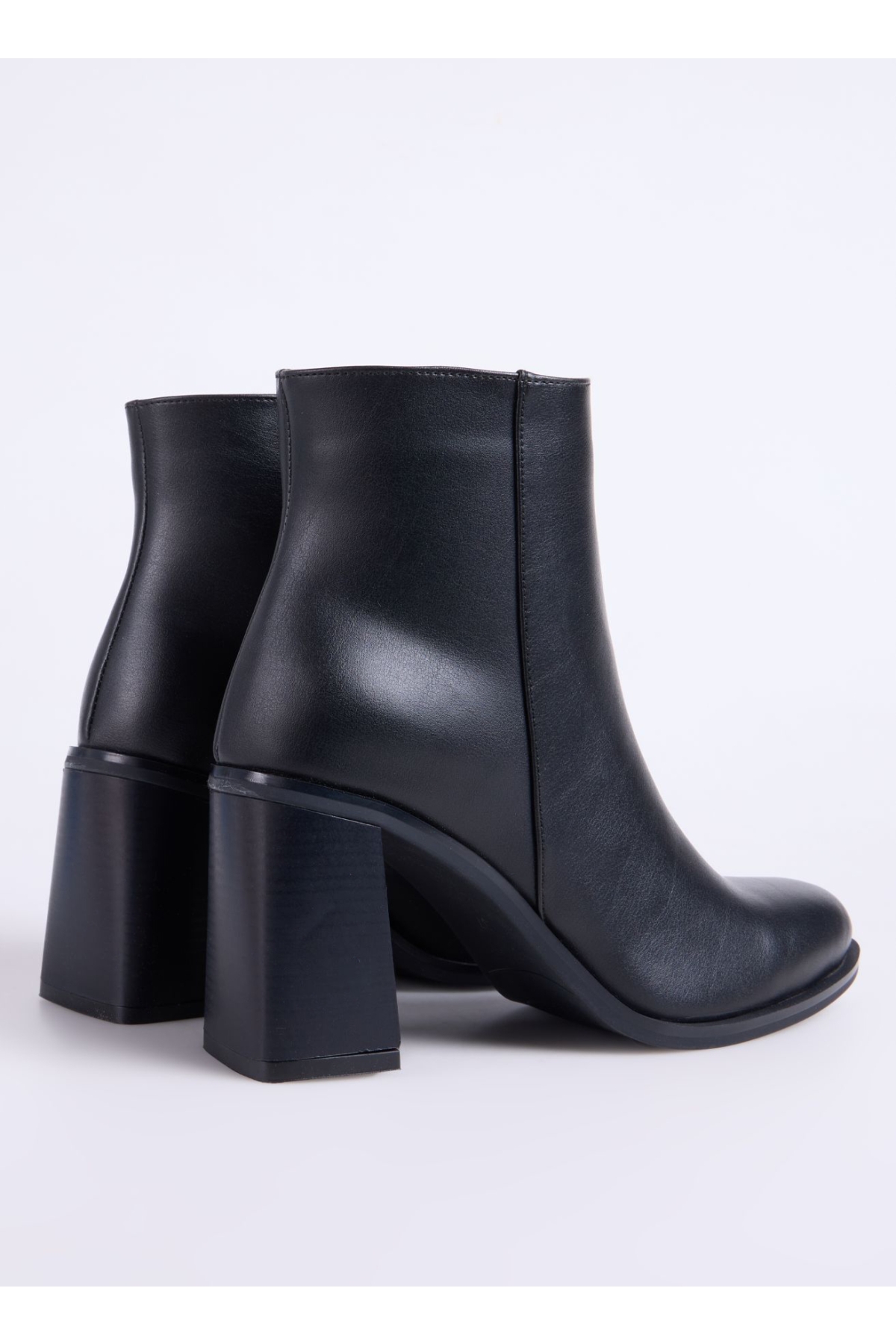 Siyah Kadın Topuklu Bot BLOCK-BELLA - Görsel 4