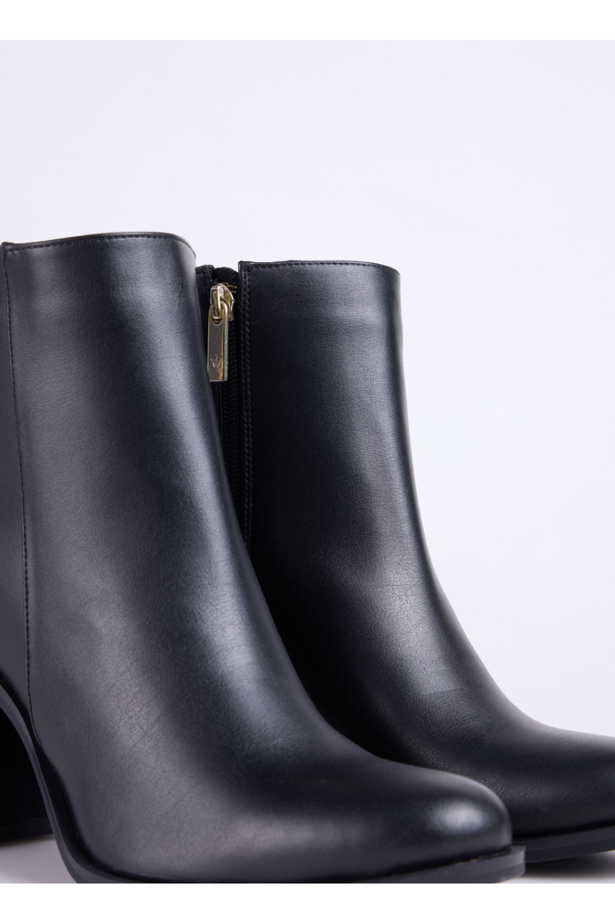 Siyah Kadın Topuklu Bot BLOCK-BELLA - Görsel 6
