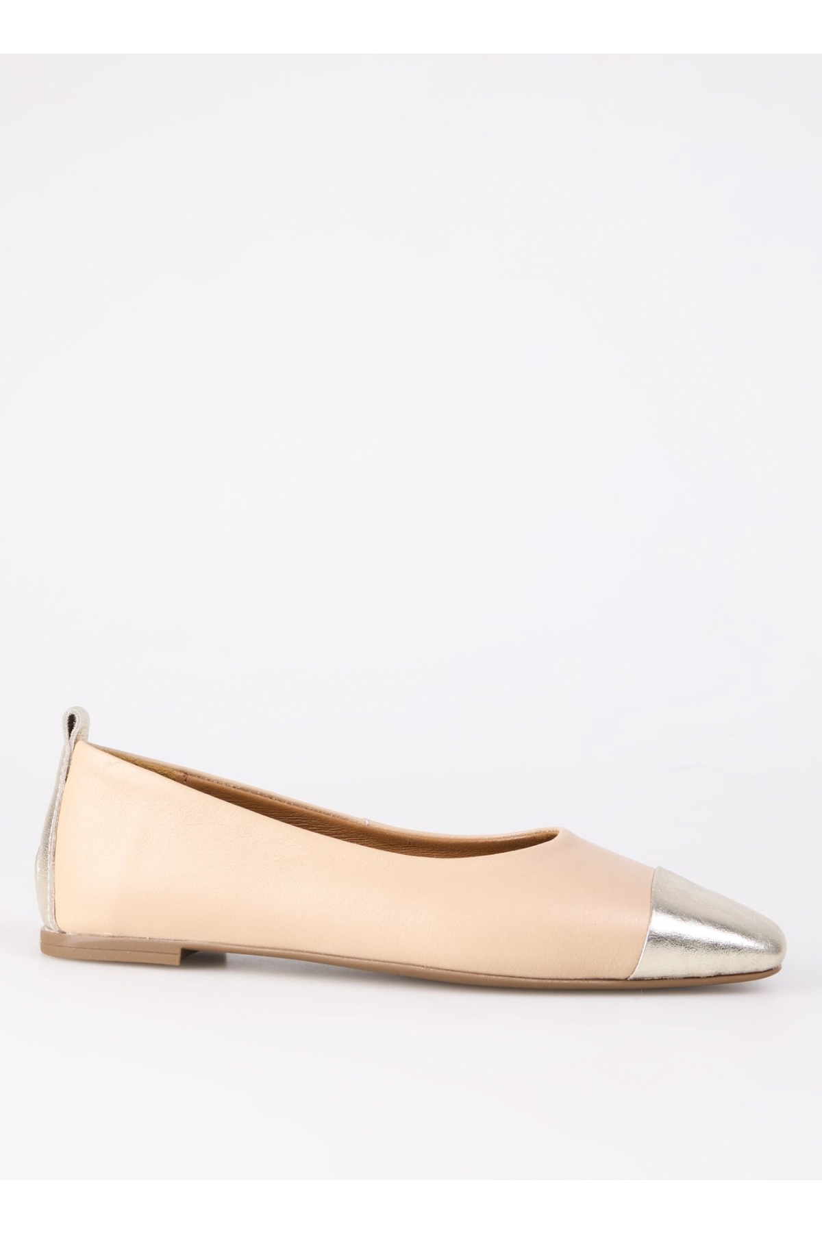 Deri Deri Bej Kadın Babet D-EMERY - Görsel 2