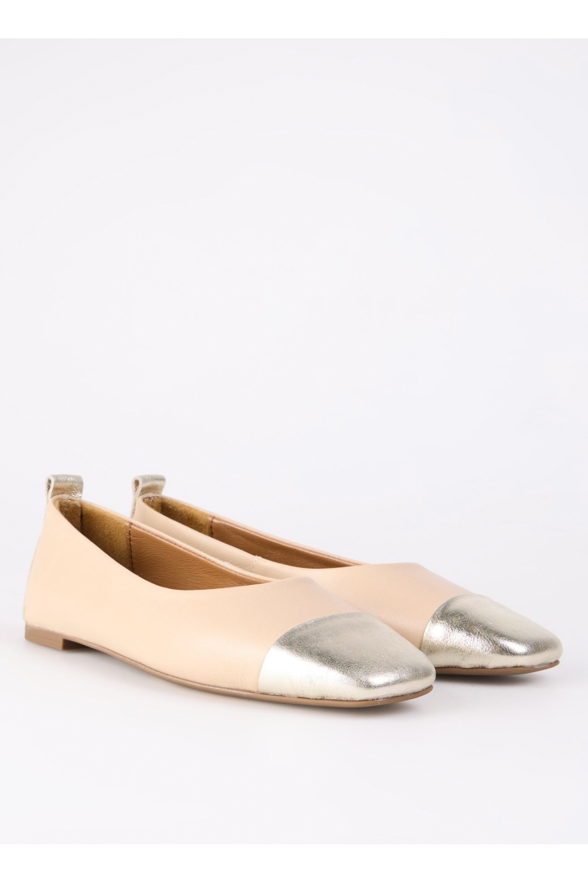 Deri Deri Bej Kadın Babet D-EMERY - Görsel 3