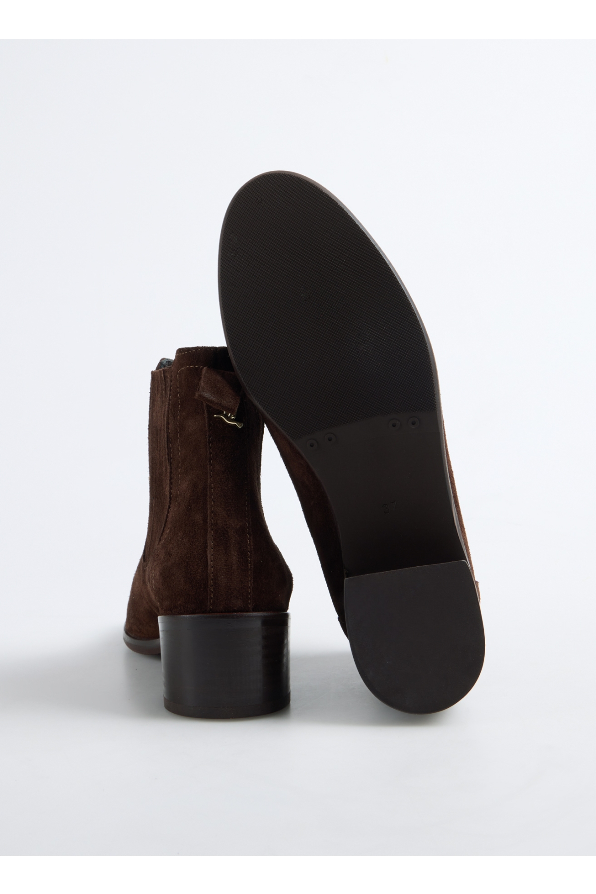 Deri Kahve Kadın Topuklu Bot D-DONATA - Görsel 5