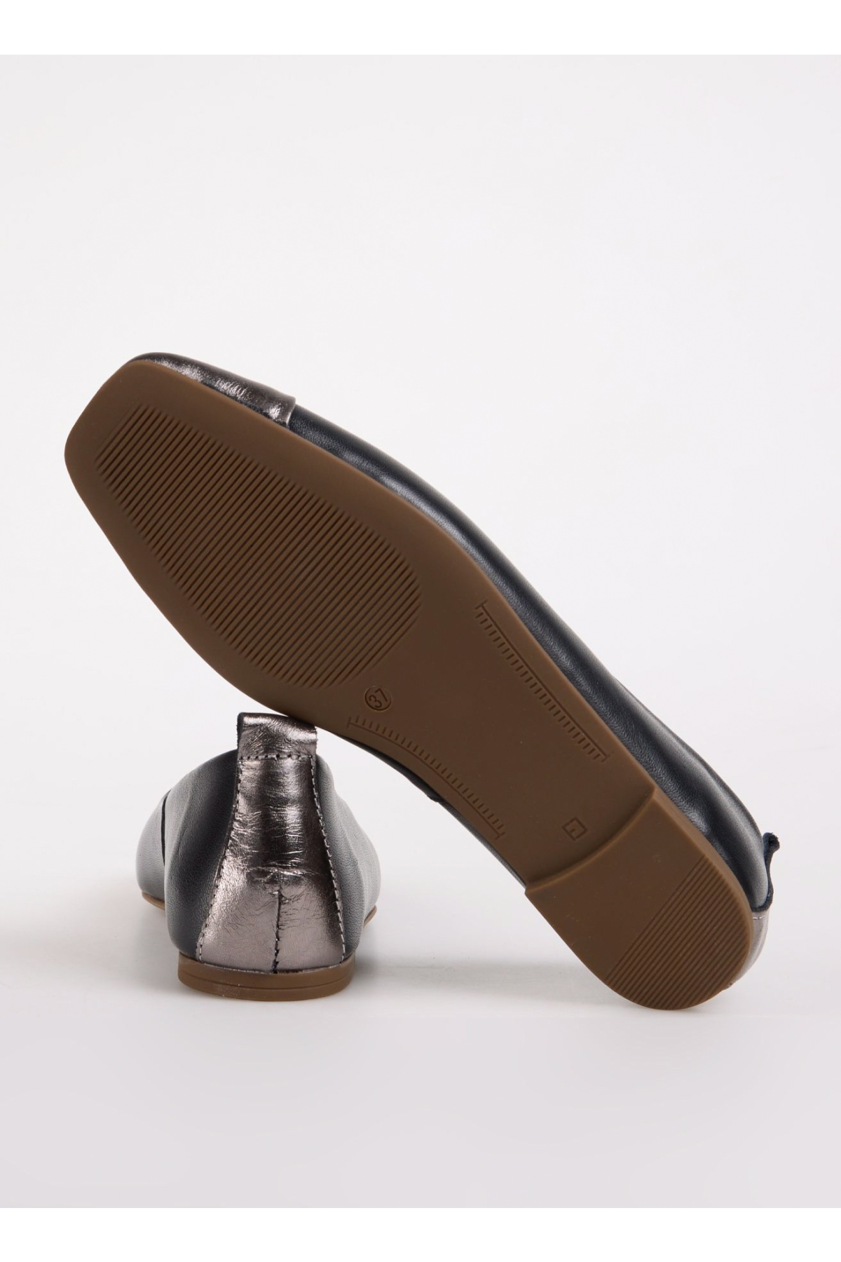 Deri Deri Siyah Kadın Babet D-EMERY - Görsel 5