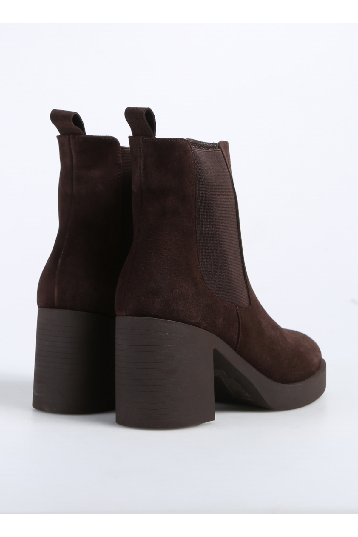 Kahve Kadın Deri Topuklu Bot D-ELAIN - Görsel 4
