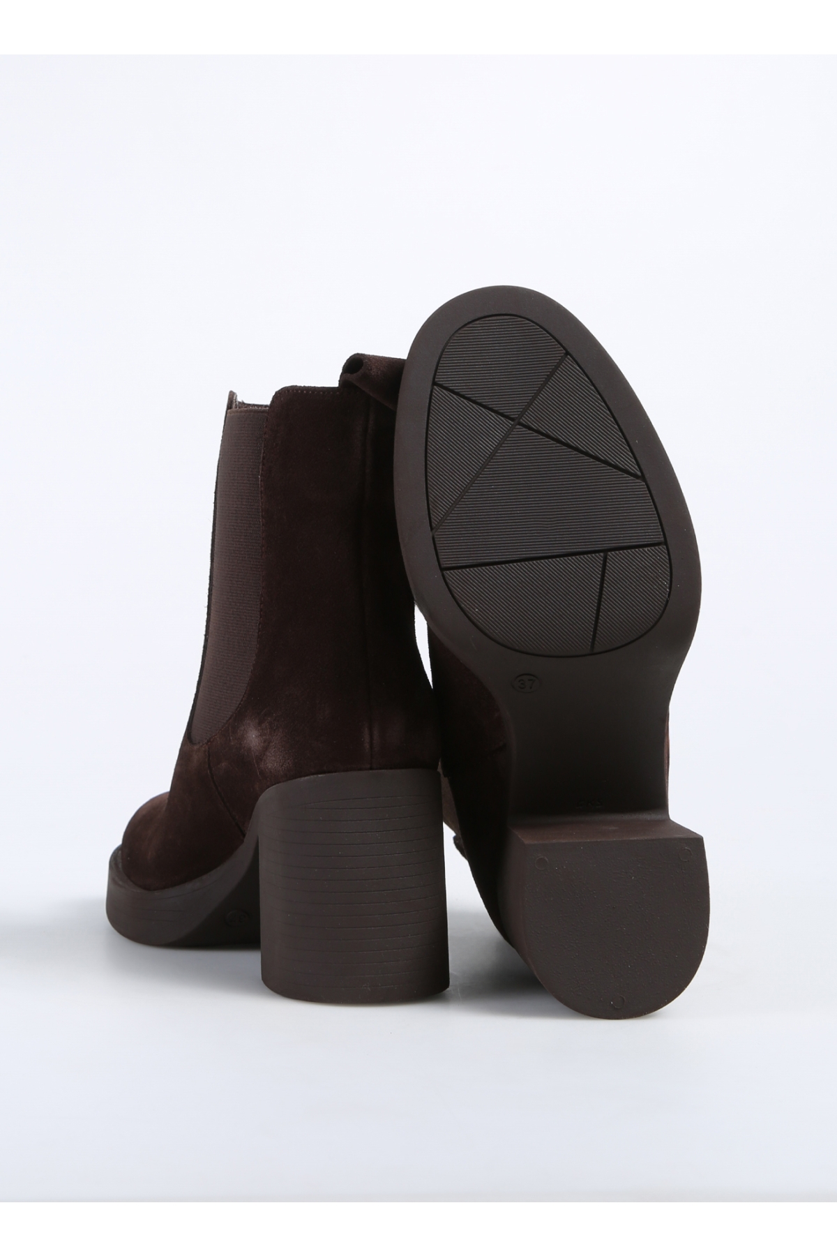 Kahve Kadın Deri Topuklu Bot D-ELAIN - Görsel 5
